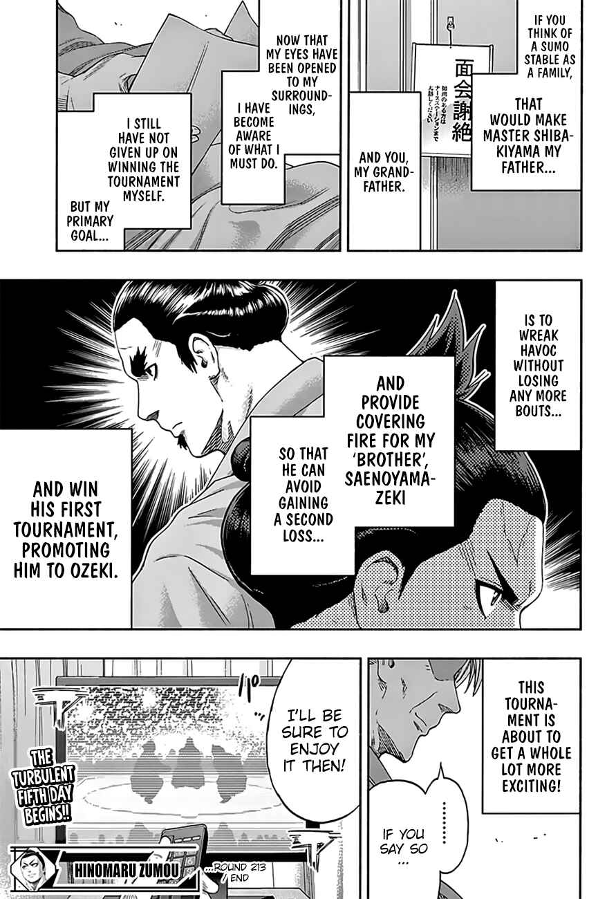 Page 19 Chapter 213 Hinomaru Sumo