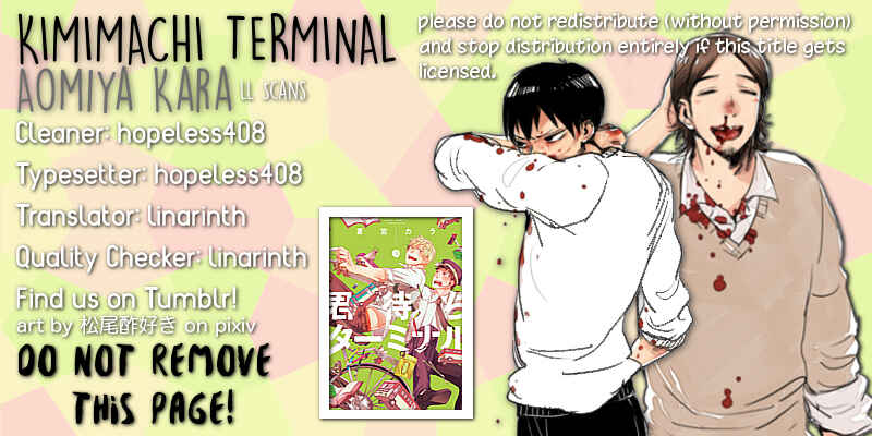 Page 1 Chapter 3 Kimimachi Terminal