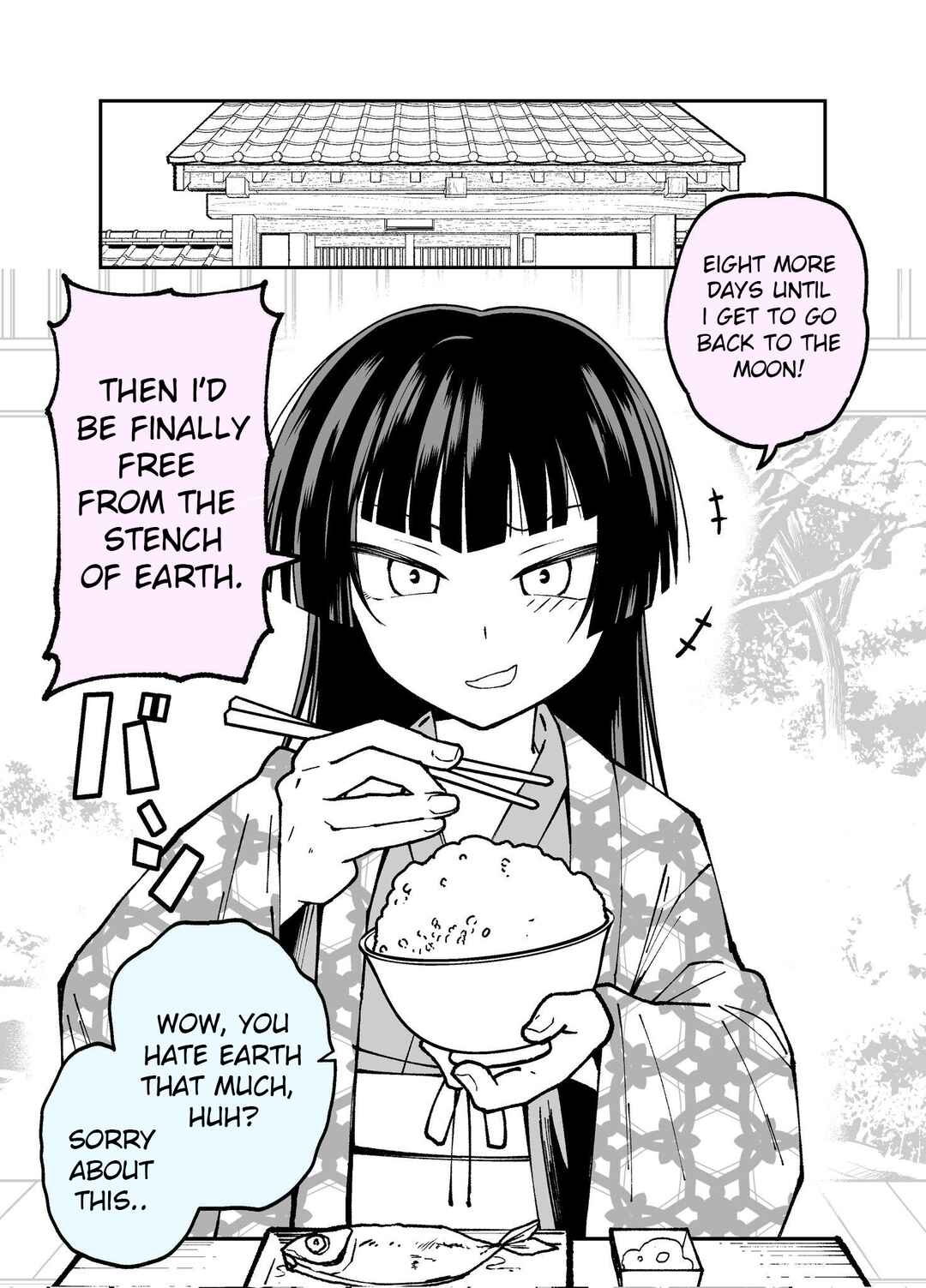 Page 1 Chapter 3 Princess Kaguya Will Return to the Moon in 10 Days