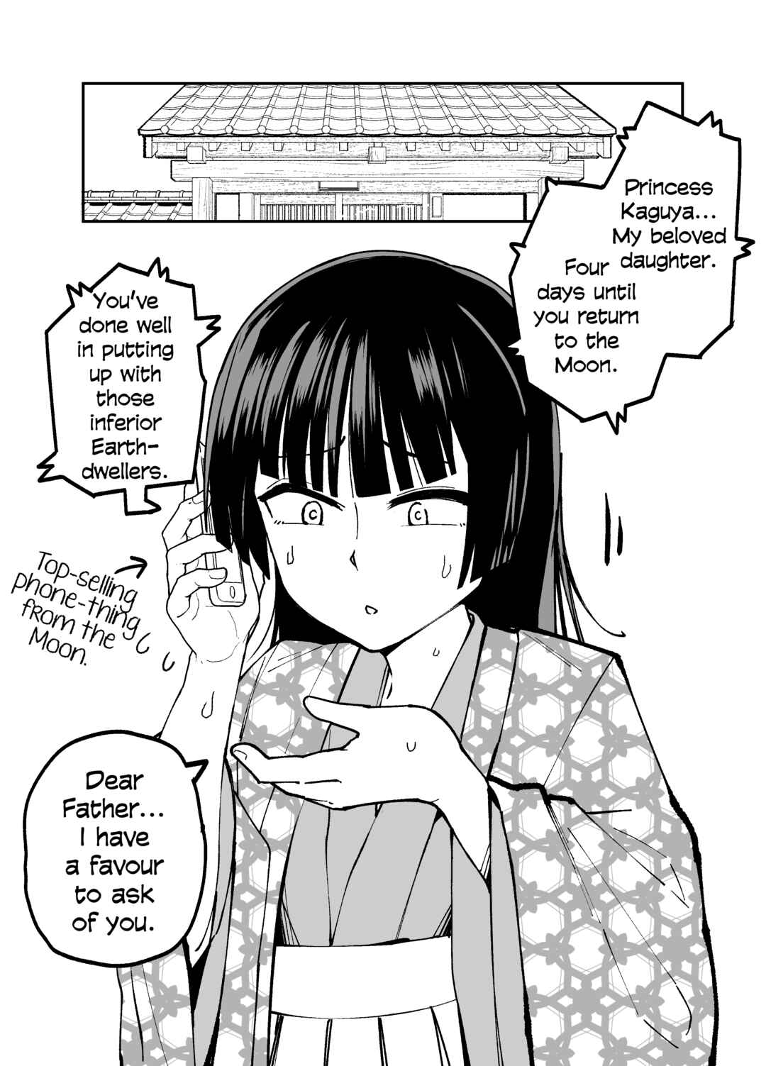 Page 1 Chapter 7 Princess Kaguya Will Return to the Moon in 10 Days
