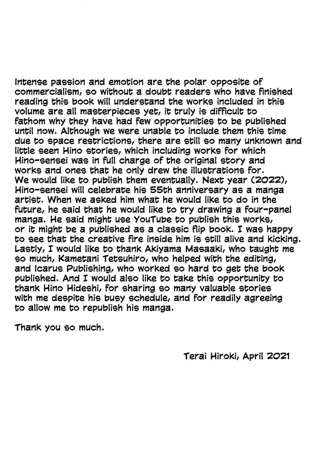 Page 32 Chapter 13 The Hideshi Hino You Dont Know - Bizarre Manga Collection