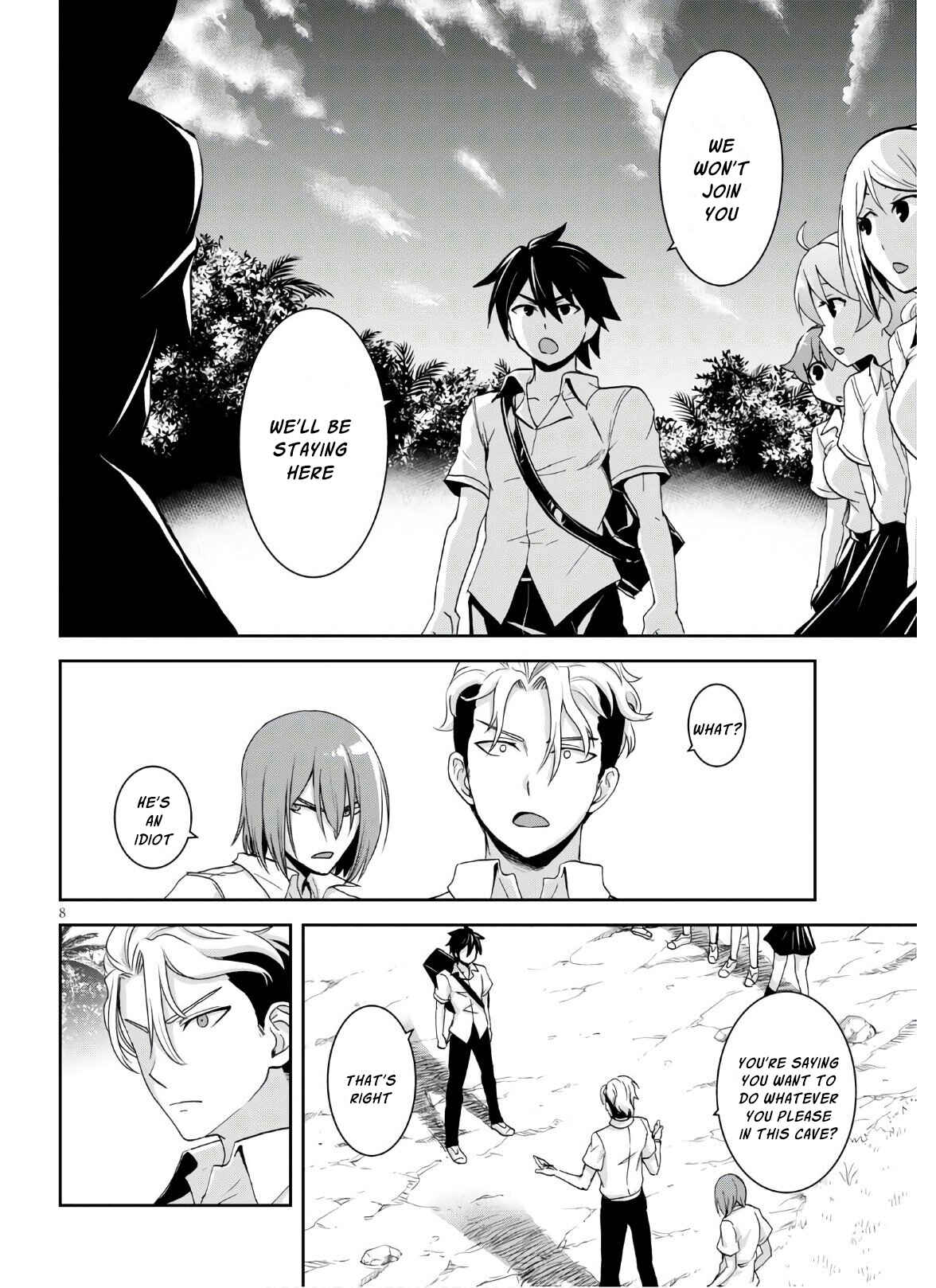 Page 9 Chapter 3 Isekai Yurutto Survival Seikatsu ~Gakkou no Minna to Isekai no Mujintou ni Tenishitakedo Ore Dake Rakushou desu~