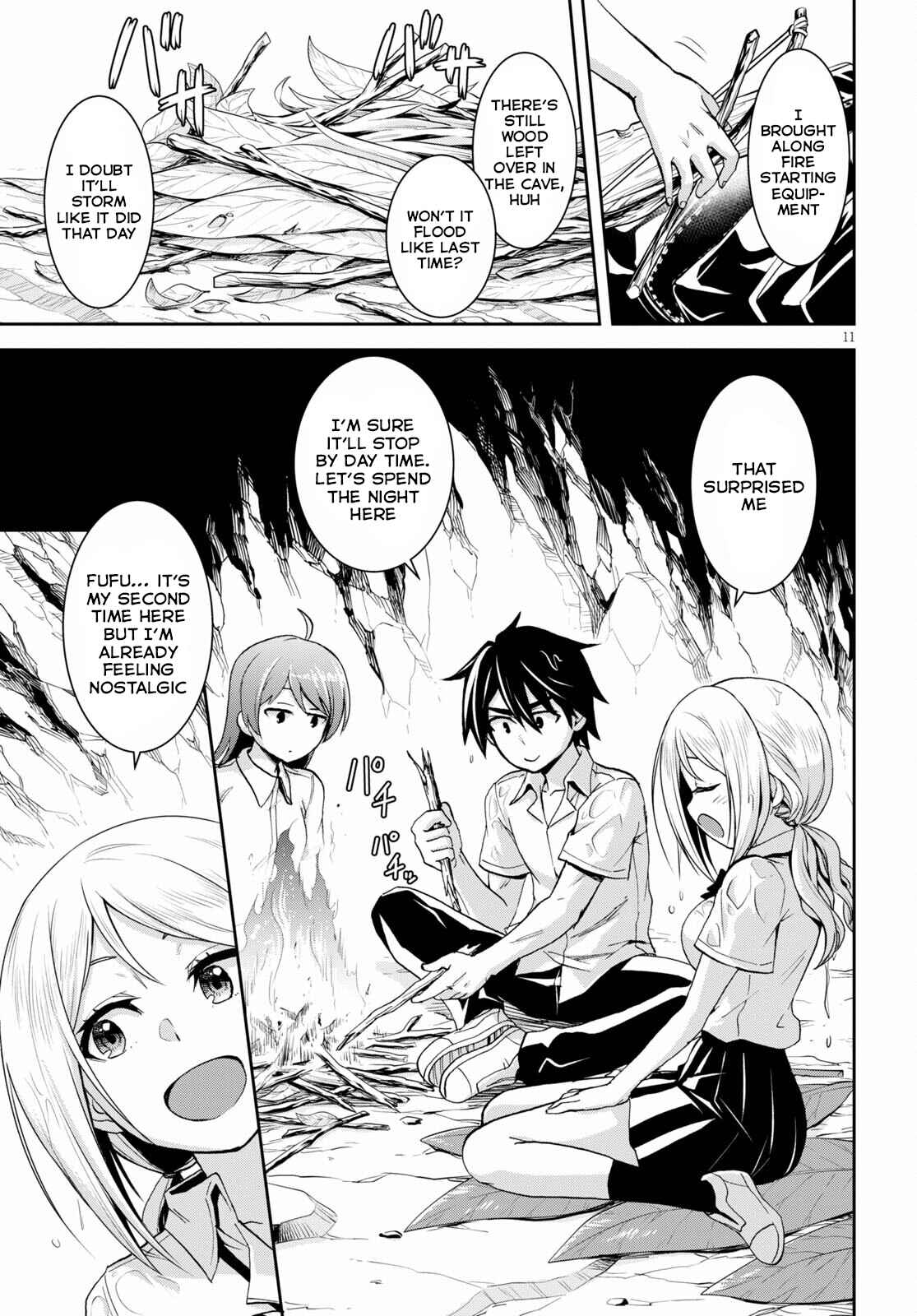 Page 12 Chapter 14 Isekai Yurutto Survival Seikatsu ~Gakkou no Minna to Isekai no Mujintou ni Tenishitakedo Ore Dake Rakushou desu~