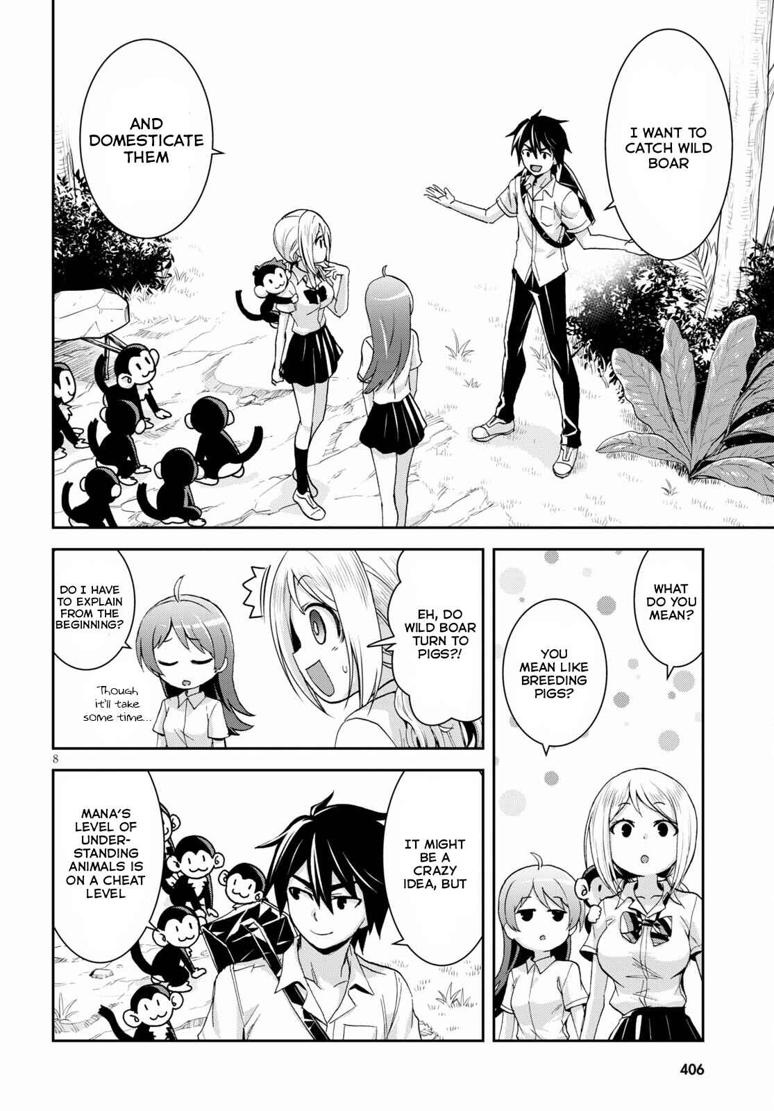 Page 9 Chapter 14 Isekai Yurutto Survival Seikatsu ~Gakkou no Minna to Isekai no Mujintou ni Tenishitakedo Ore Dake Rakushou desu~