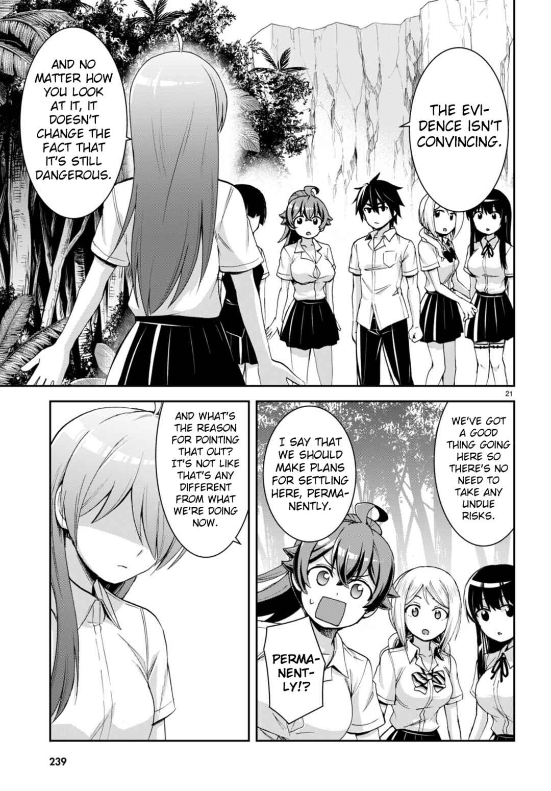 Page 23 Chapter 25 Isekai Yurutto Survival Seikatsu ~Gakkou no Minna to Isekai no Mujintou ni Tenishitakedo Ore Dake Rakushou desu~