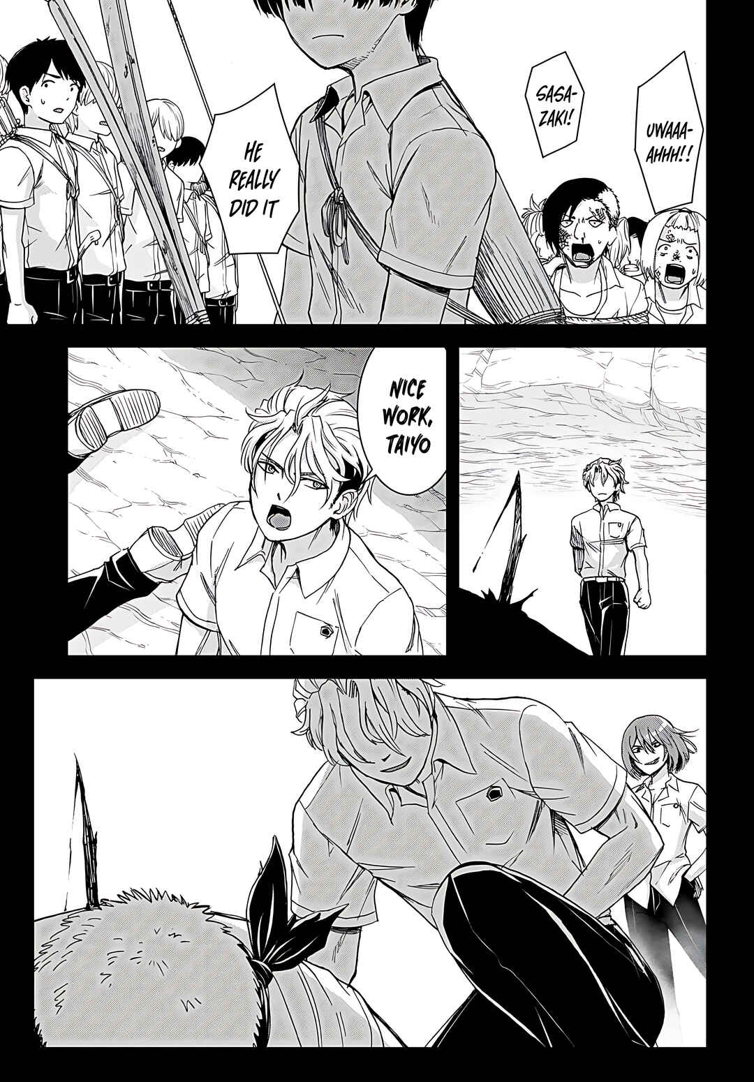 Page 12 Chapter 38 Isekai Yurutto Survival Seikatsu ~Gakkou no Minna to Isekai no Mujintou ni Tenishitakedo Ore Dake Rakushou desu~