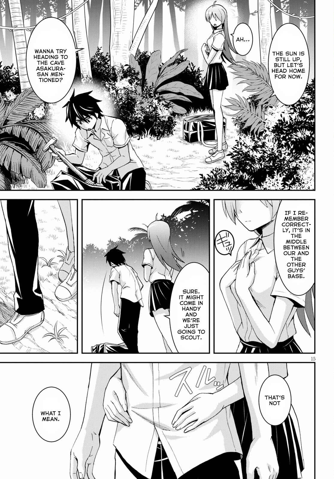 Page 16 Chapter 9 Isekai Yurutto Survival Seikatsu ~Gakkou no Minna to Isekai no Mujintou ni Tenishitakedo Ore Dake Rakushou desu~