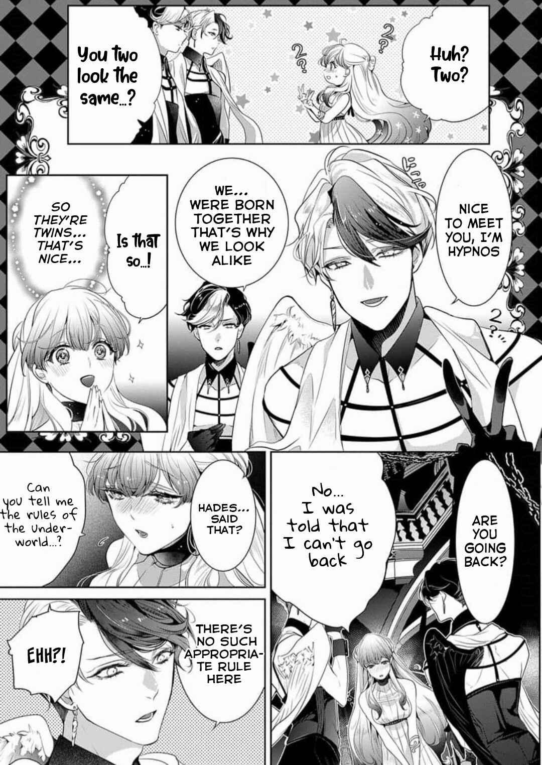 Page 5 Chapter 4 Gaman Shinaide, Hades-sama. ~Reikoku na Meiou no Junai wa Michishirenai hodo Fukakude, Omoi~