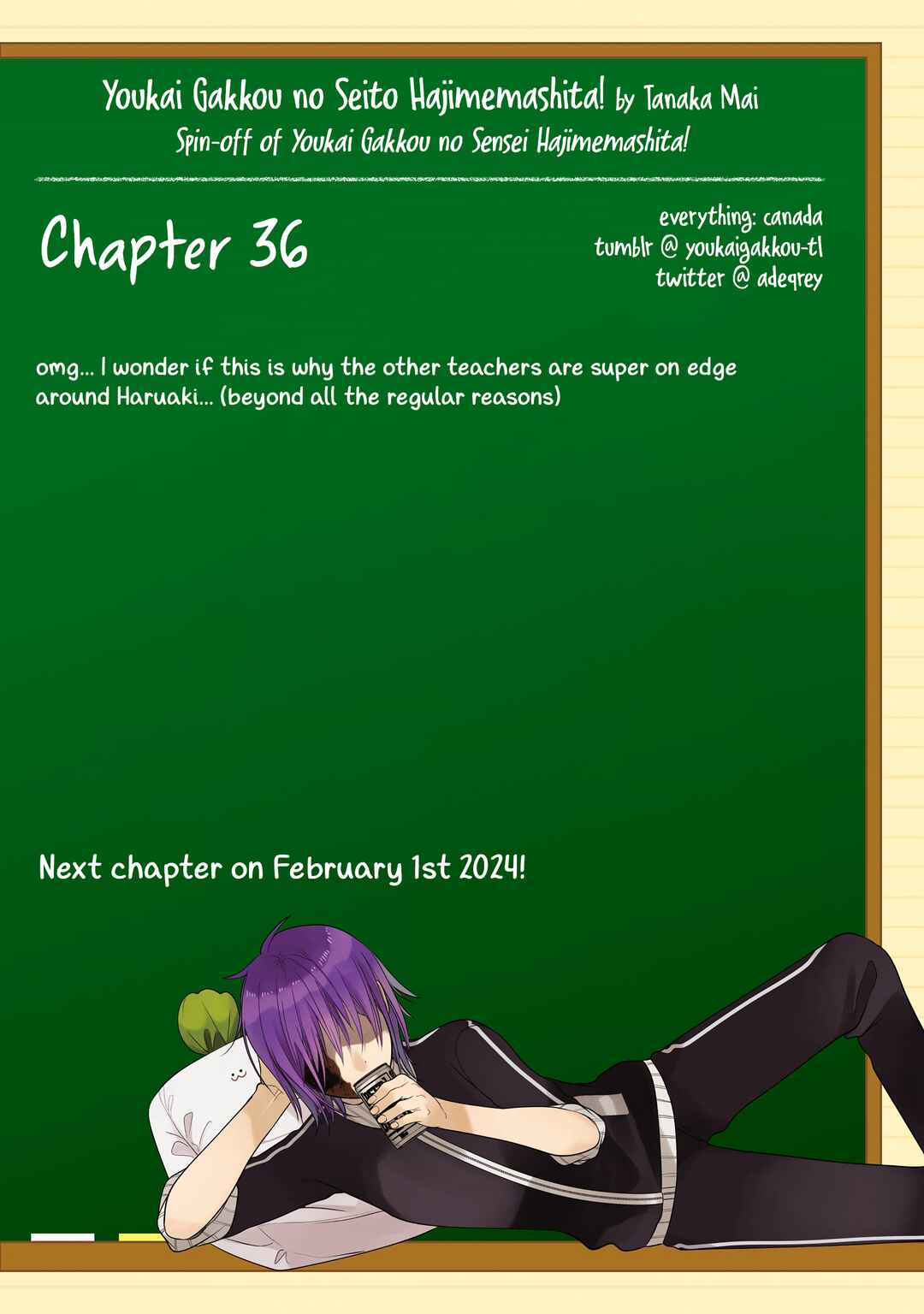 Page 9 Chapter 36 Youkai Gakkou no Seito Hajimemashita!