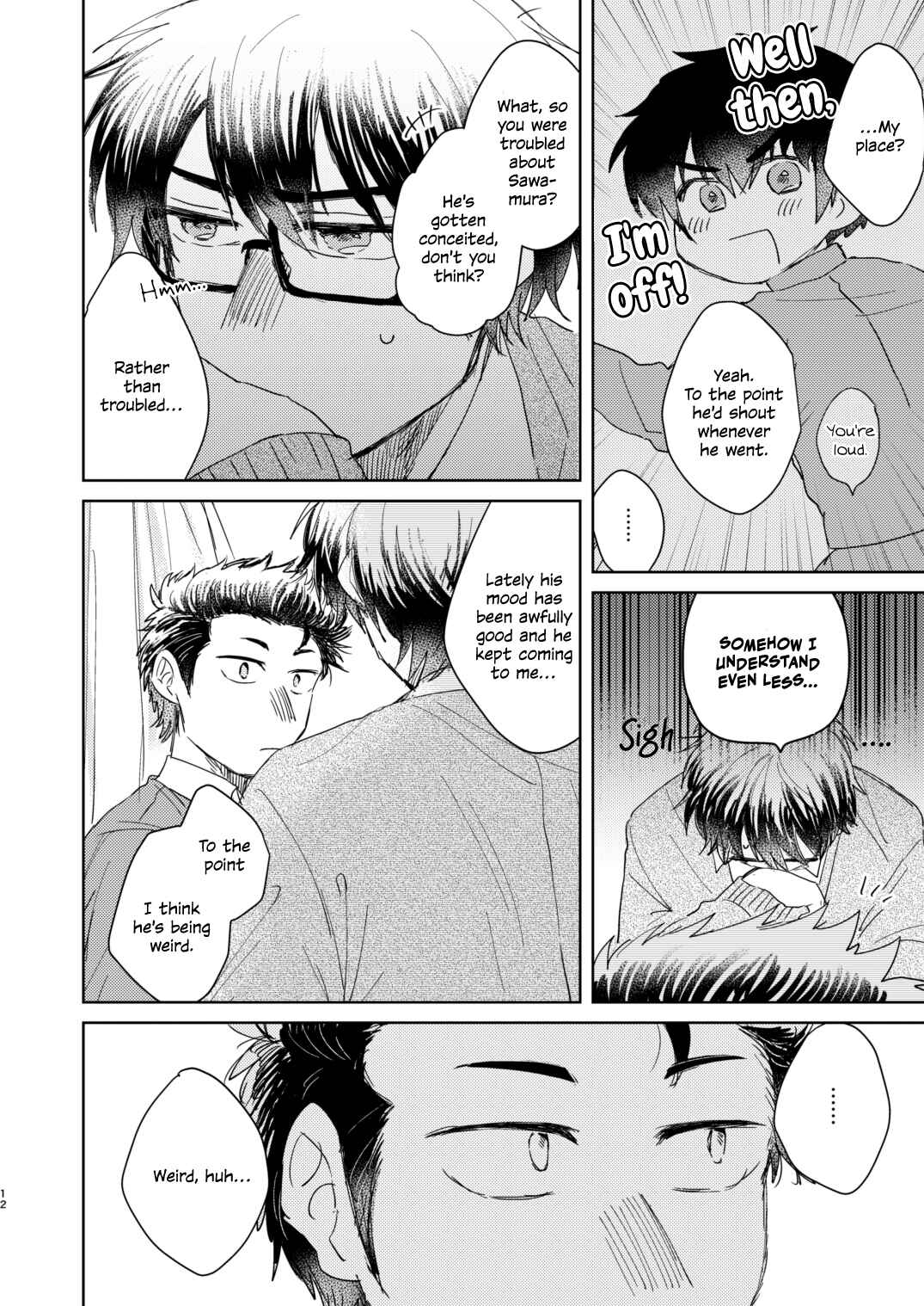 Page 12 Chapter Unknown_6cff Daiya no Ace - Me wa Kuchi Hodo ni (Doujinshi)