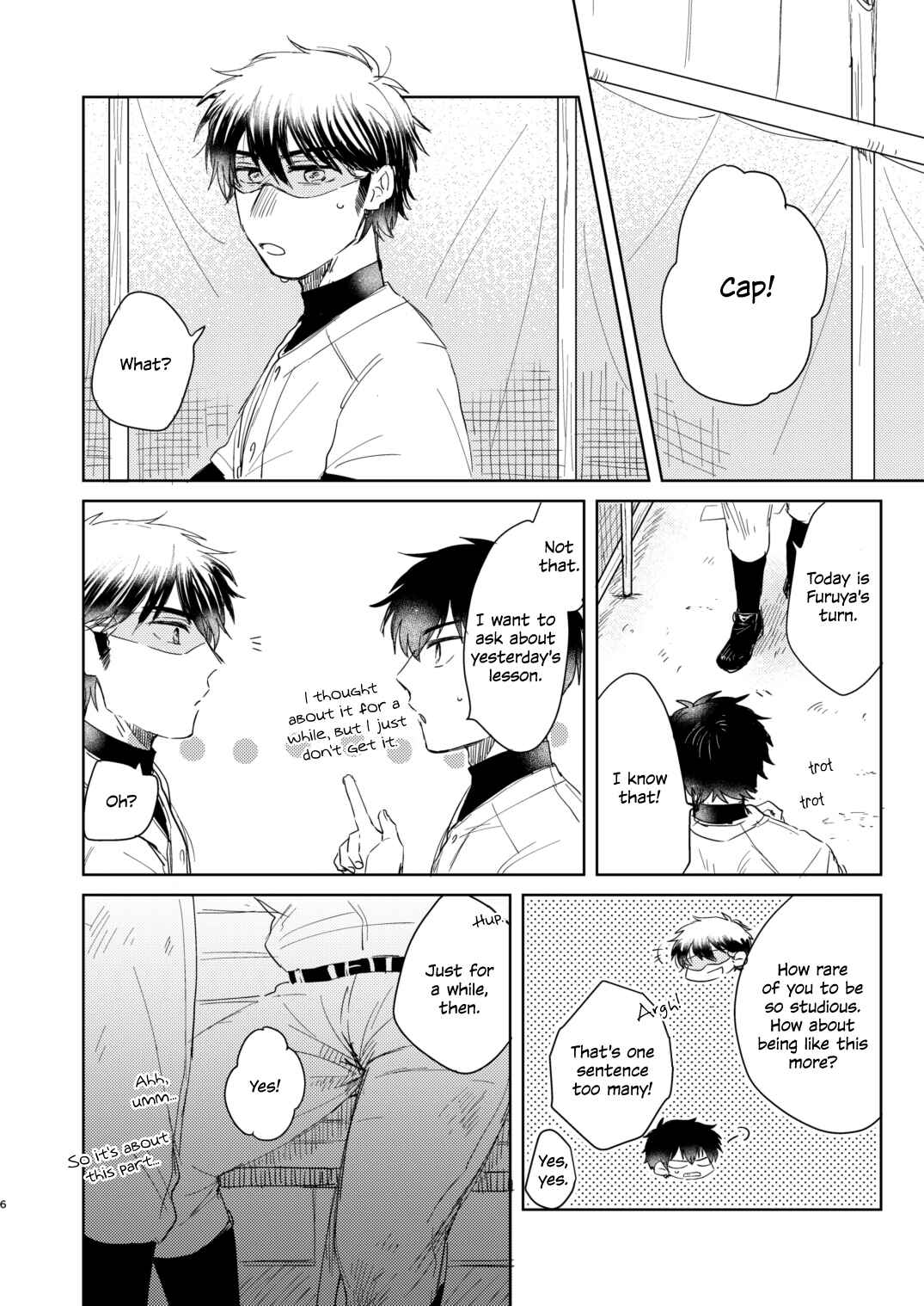 Page 6 Chapter Unknown_6cff Daiya no Ace - Me wa Kuchi Hodo ni (Doujinshi)