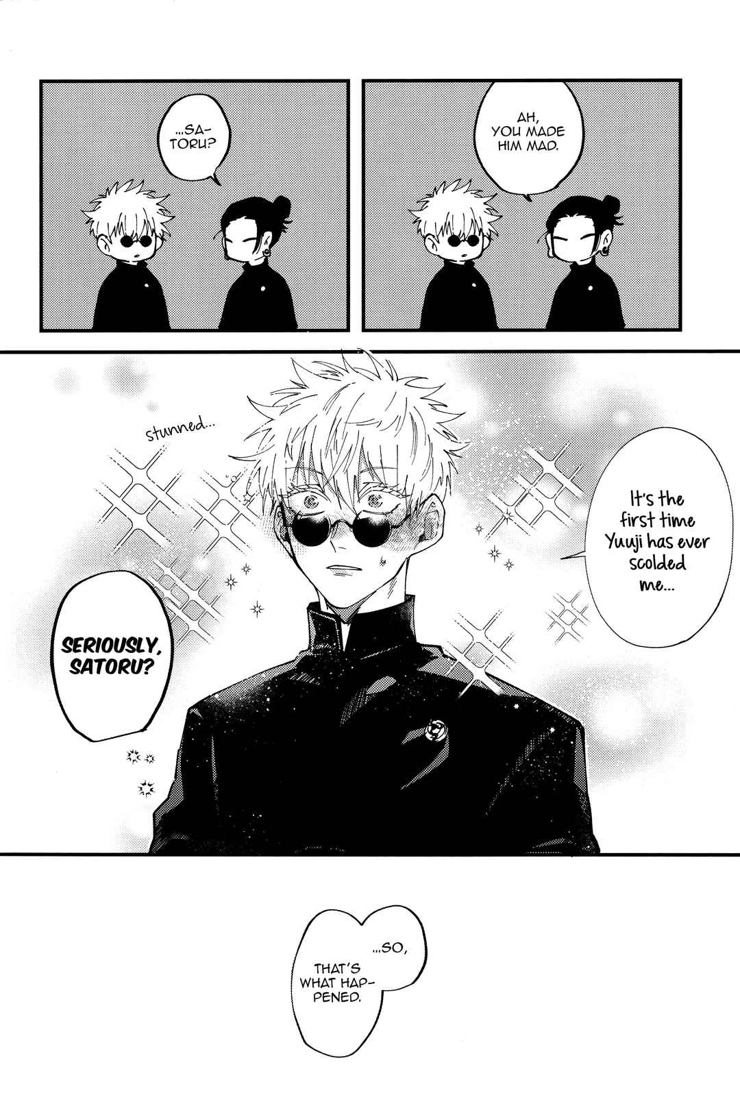 Page 7 Chapter Unknown_cdca Jujutsu Kaisen - Baby Ore Wo Shikatte Kure! (Doujinshi)