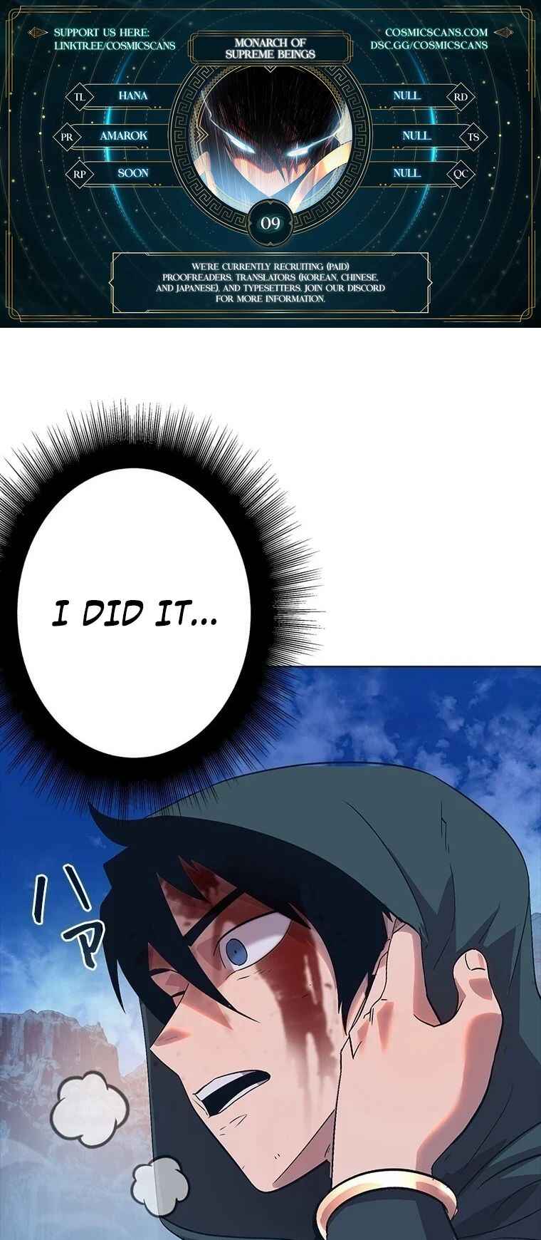 Page 1 Chapter 9 Monarch of Supreme Beings