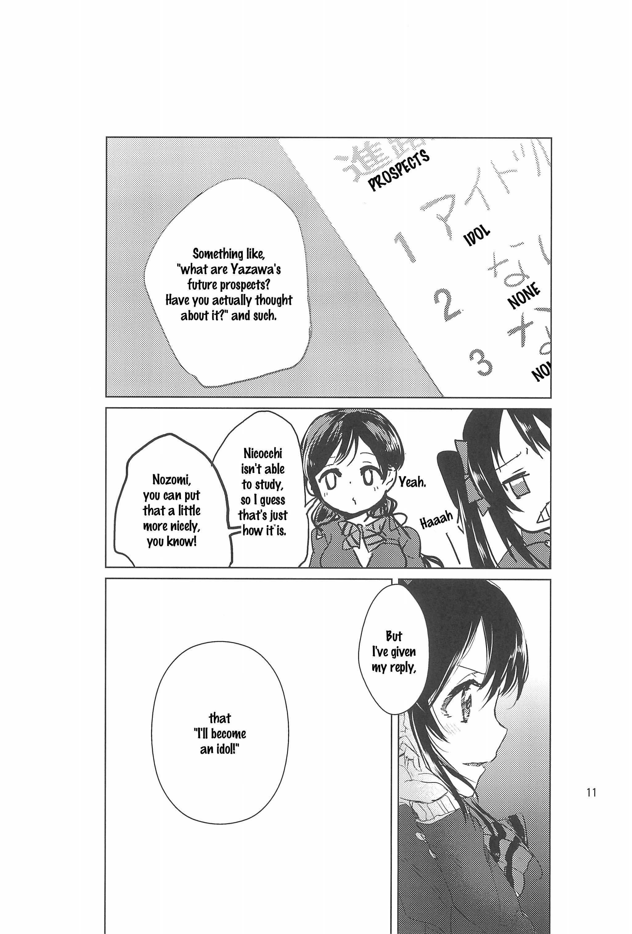 Page 11 Chapter Unknown_99fb Love Live! - Koe ni Dashite Ittemite (Doujinshi)