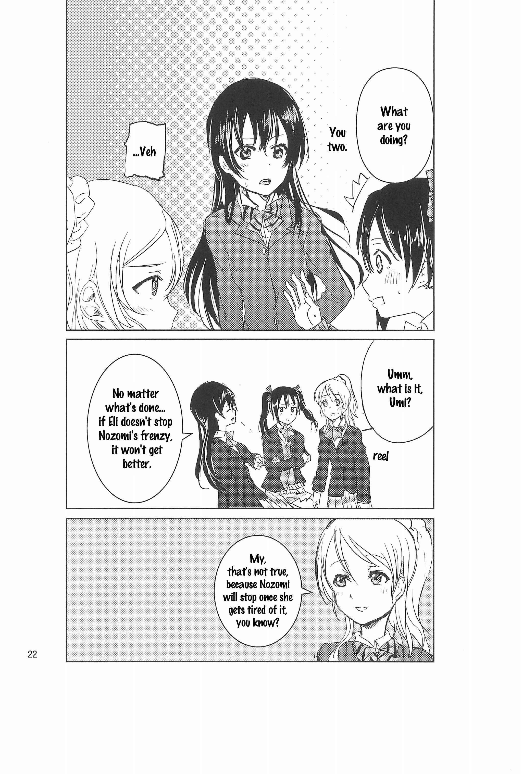 Page 22 Chapter Unknown_99fb Love Live! - Koe ni Dashite Ittemite (Doujinshi)