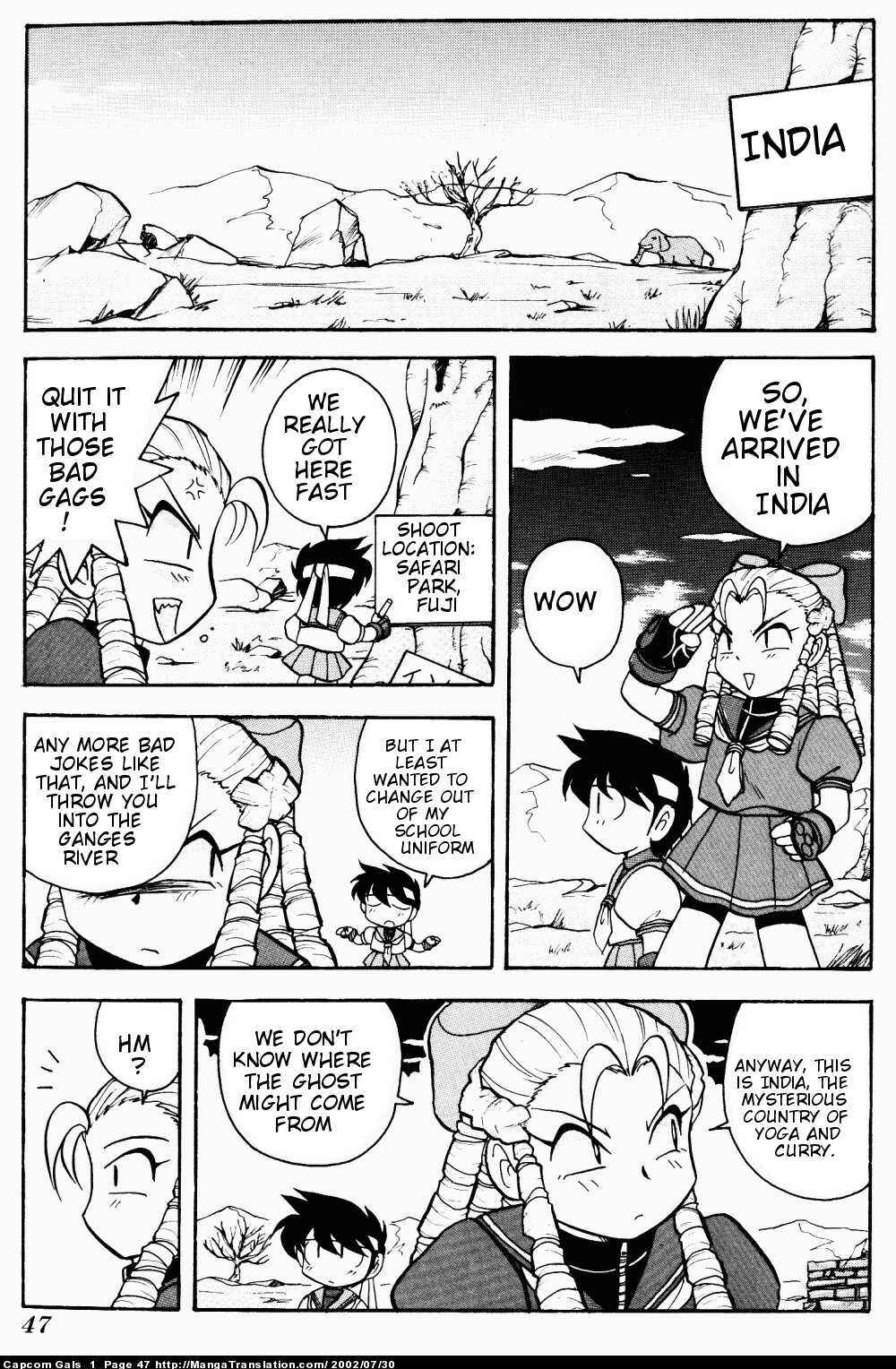 Page 3 Chapter 4 Capcom Gals! Comic Anthology