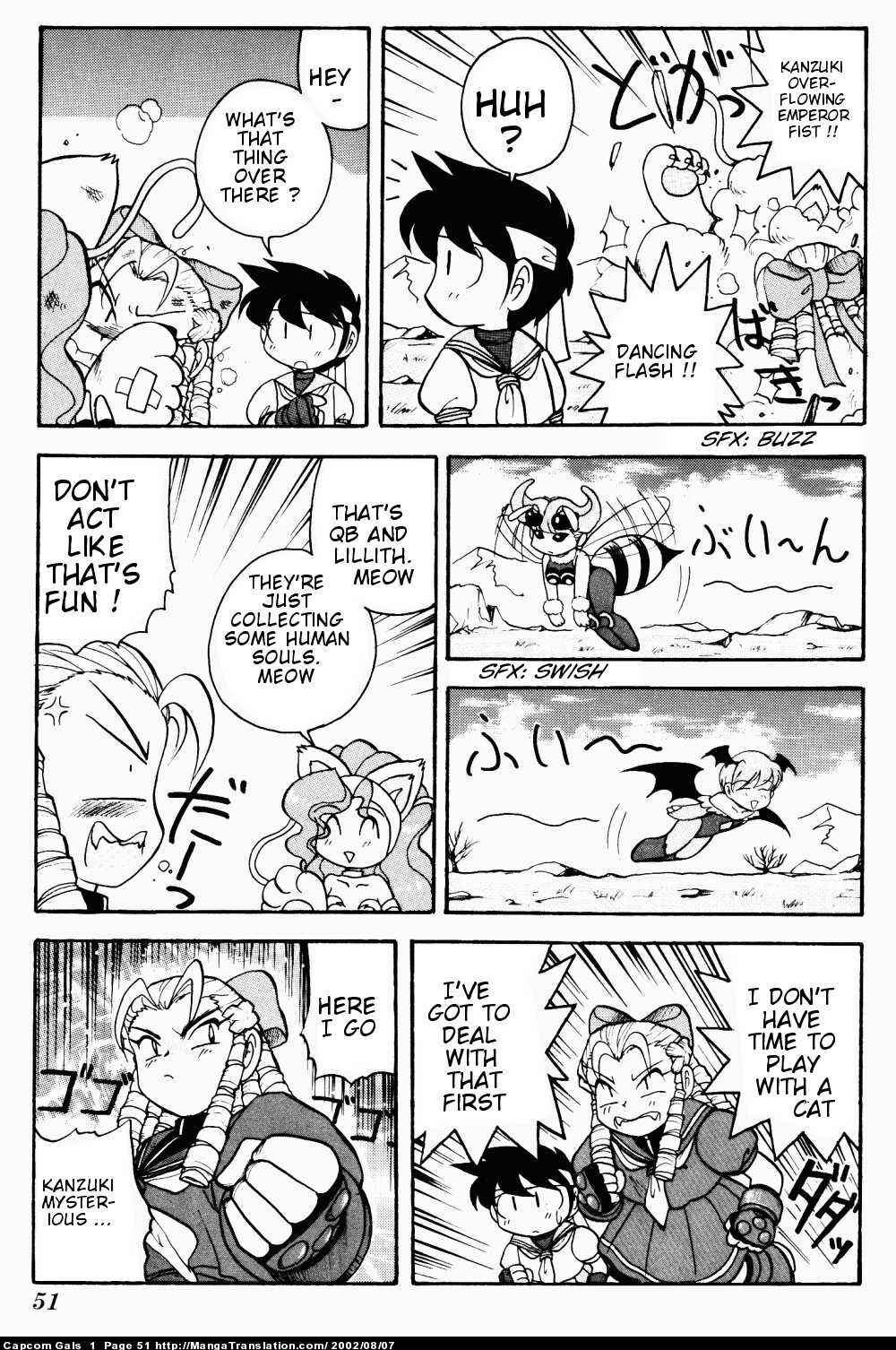 Page 7 Chapter 4 Capcom Gals! Comic Anthology