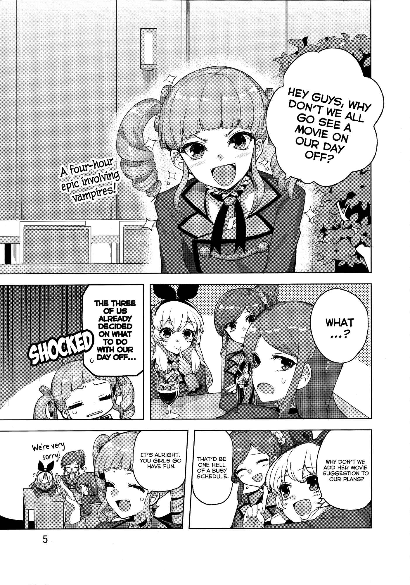 Page 5 Chapter Unknown_fc6b Aikatsu! - Donkan de, wagamama na. (Douijinshi)
