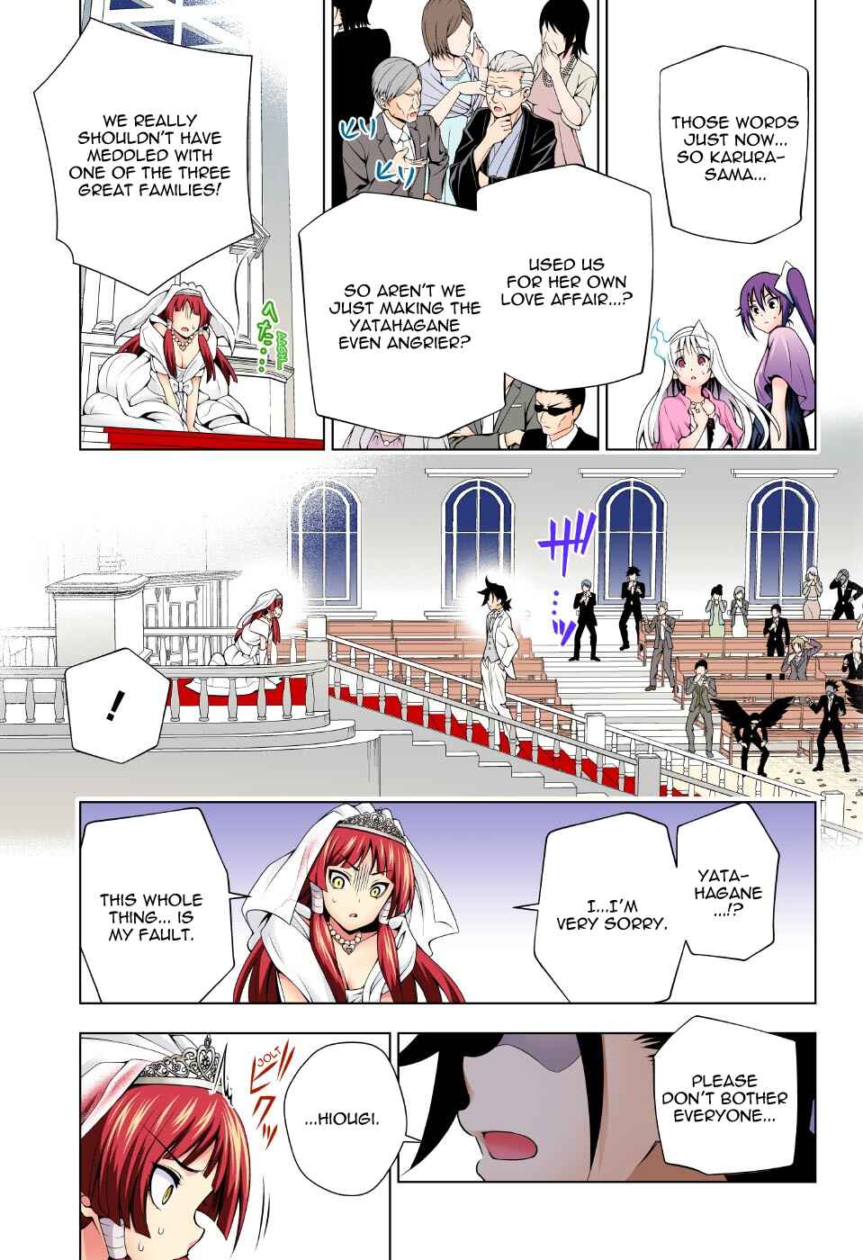 Page 13 Chapter 64 Yuragi-sou no Yuuna-san (Official Colored)