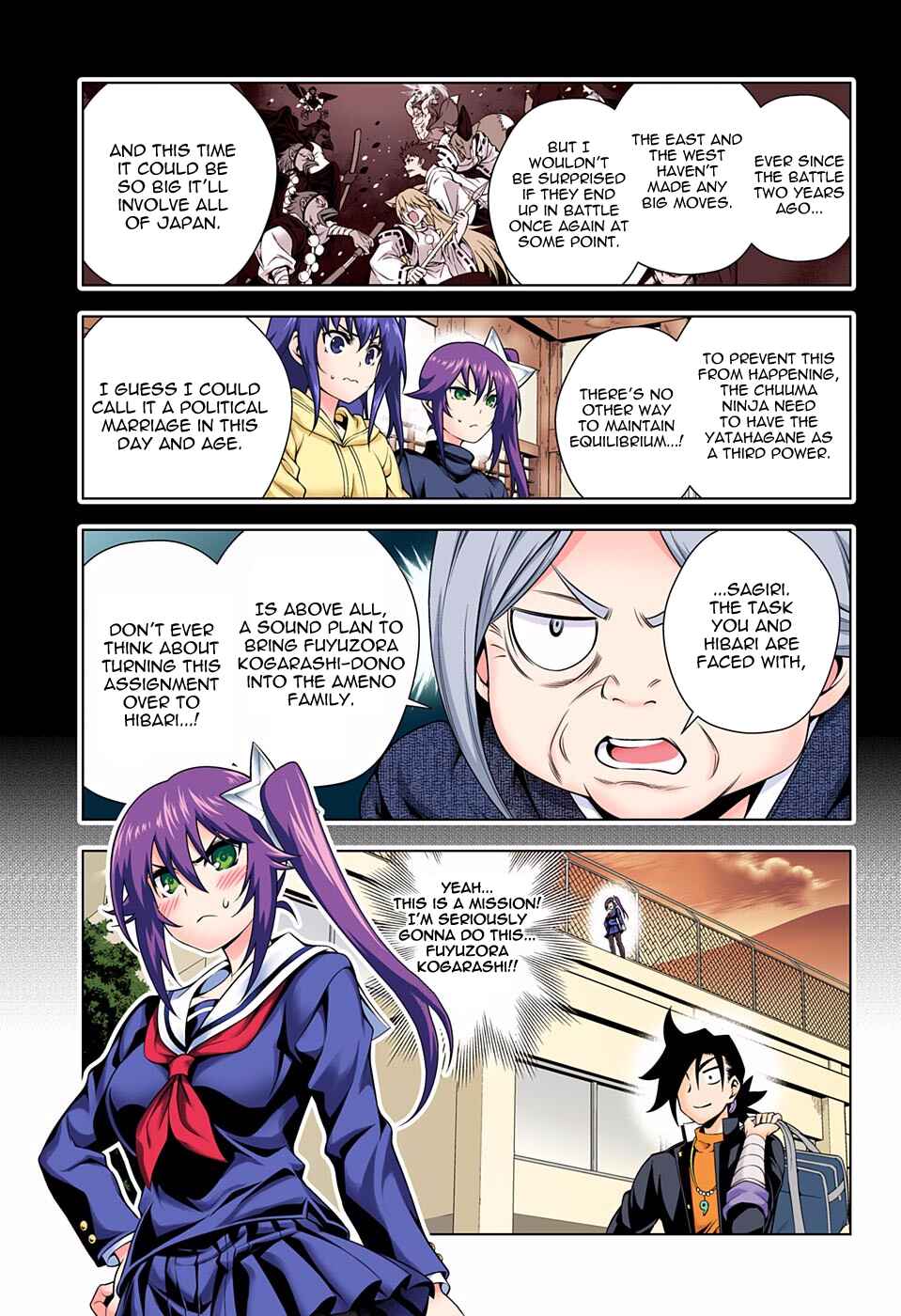 Page 5 Chapter 94 Yuragi-sou no Yuuna-san (Official Colored)