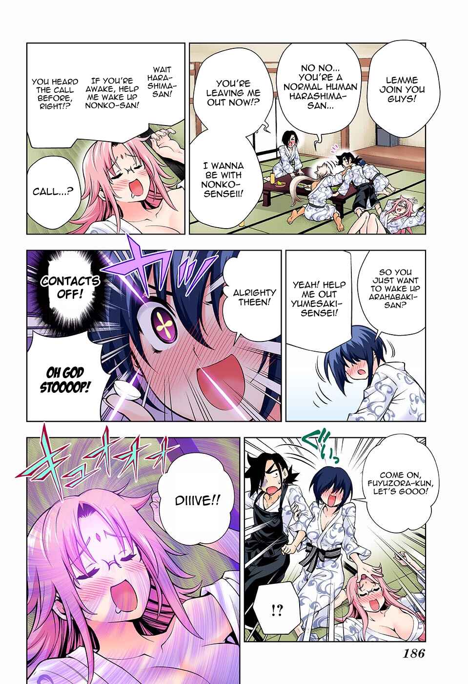 Page 14 Chapter 111 Yuragi-sou no Yuuna-san (Official Colored)