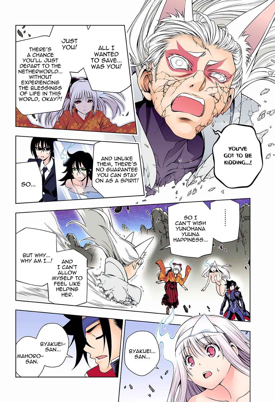 Page 10 Chapter 128 Yuragi-sou no Yuuna-san (Official Colored)