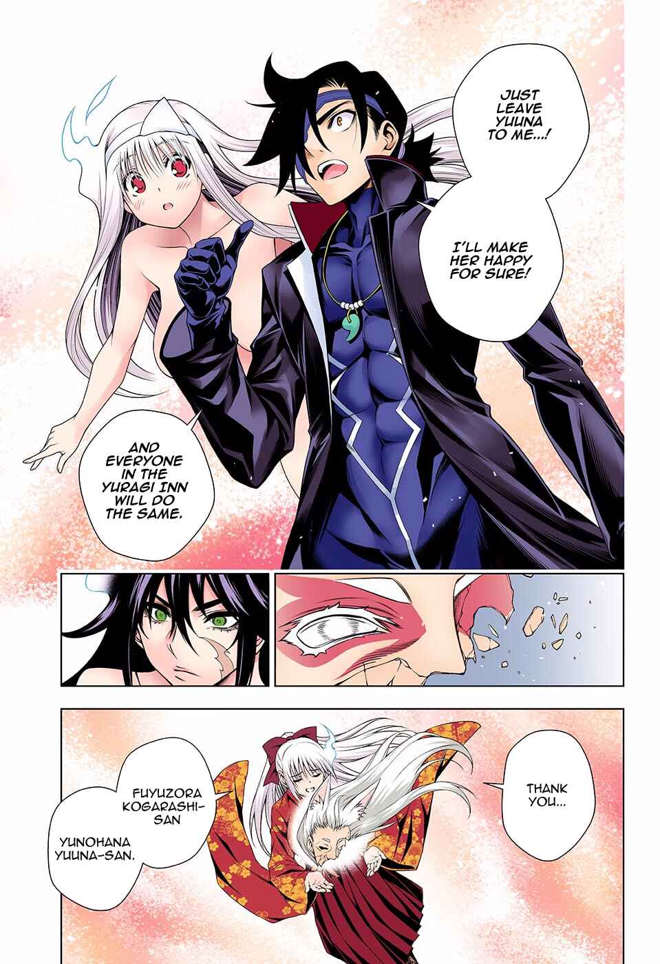 Page 11 Chapter 128 Yuragi-sou no Yuuna-san (Official Colored)
