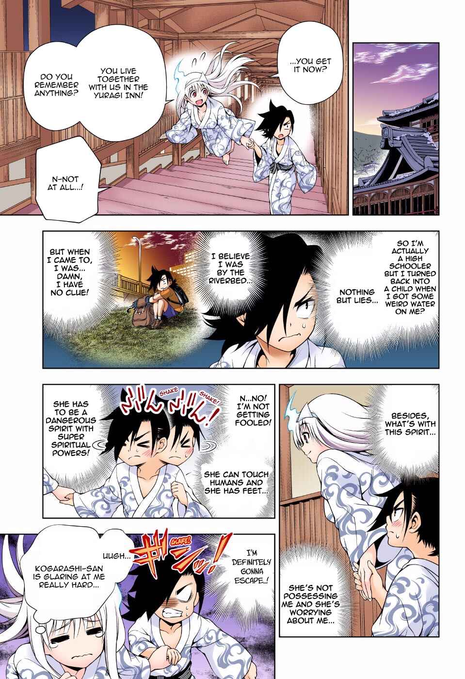 Page 7 Chapter 72 Yuragi-sou no Yuuna-san (Official Colored)