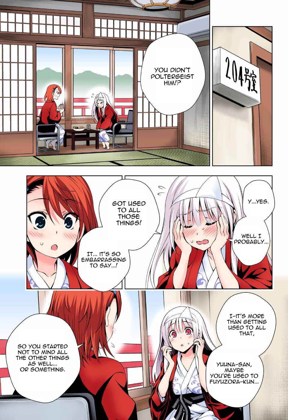 Page 13 Chapter 46 Yuragi-sou no Yuuna-san (Official Colored)