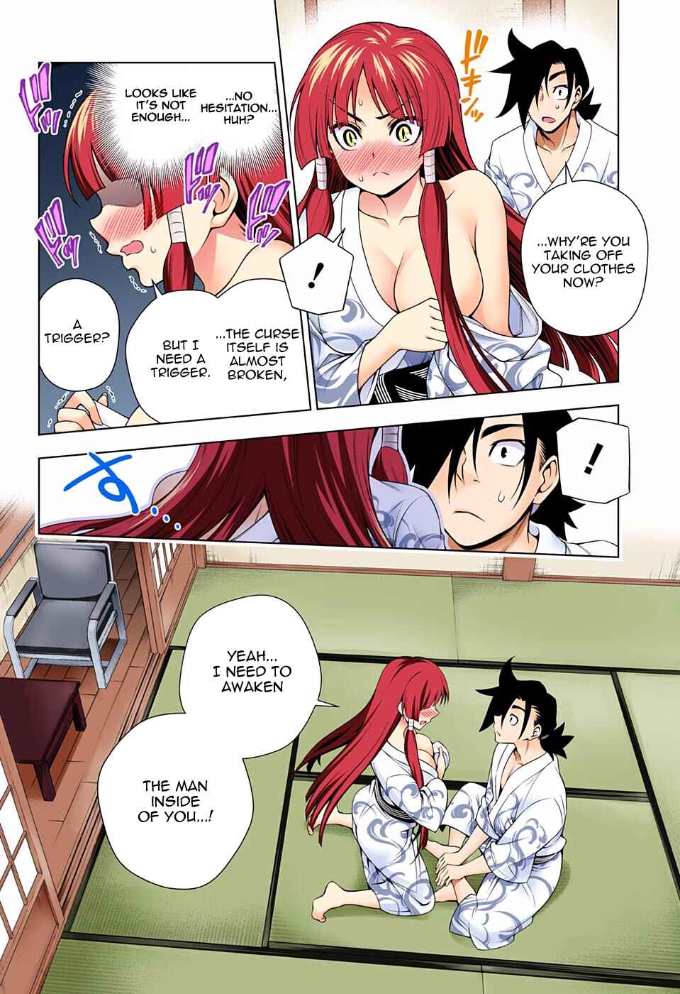 Page 13 Chapter 115 Yuragi-sou no Yuuna-san (Official Colored)