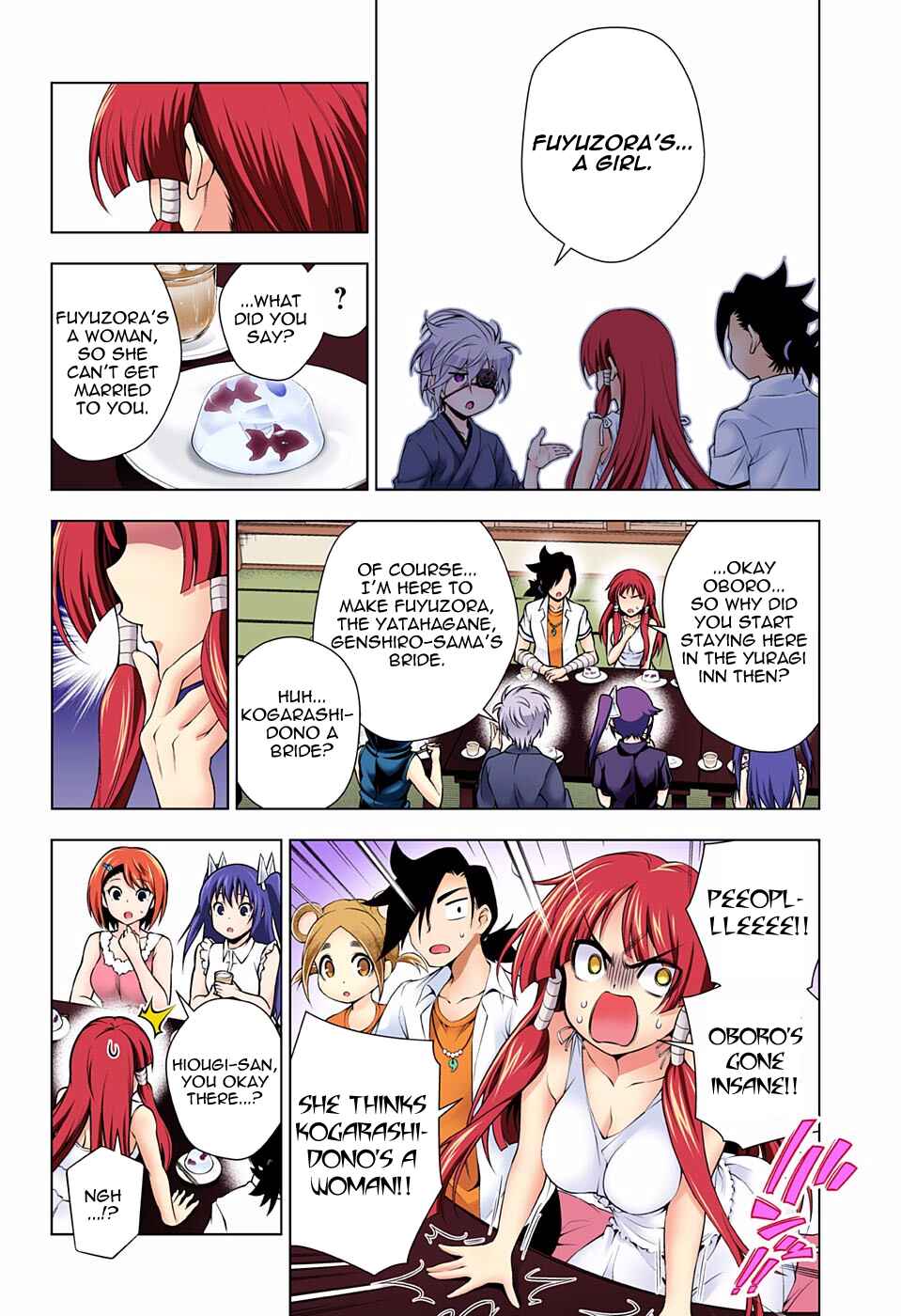 Page 6 Chapter 115 Yuragi-sou no Yuuna-san (Official Colored)