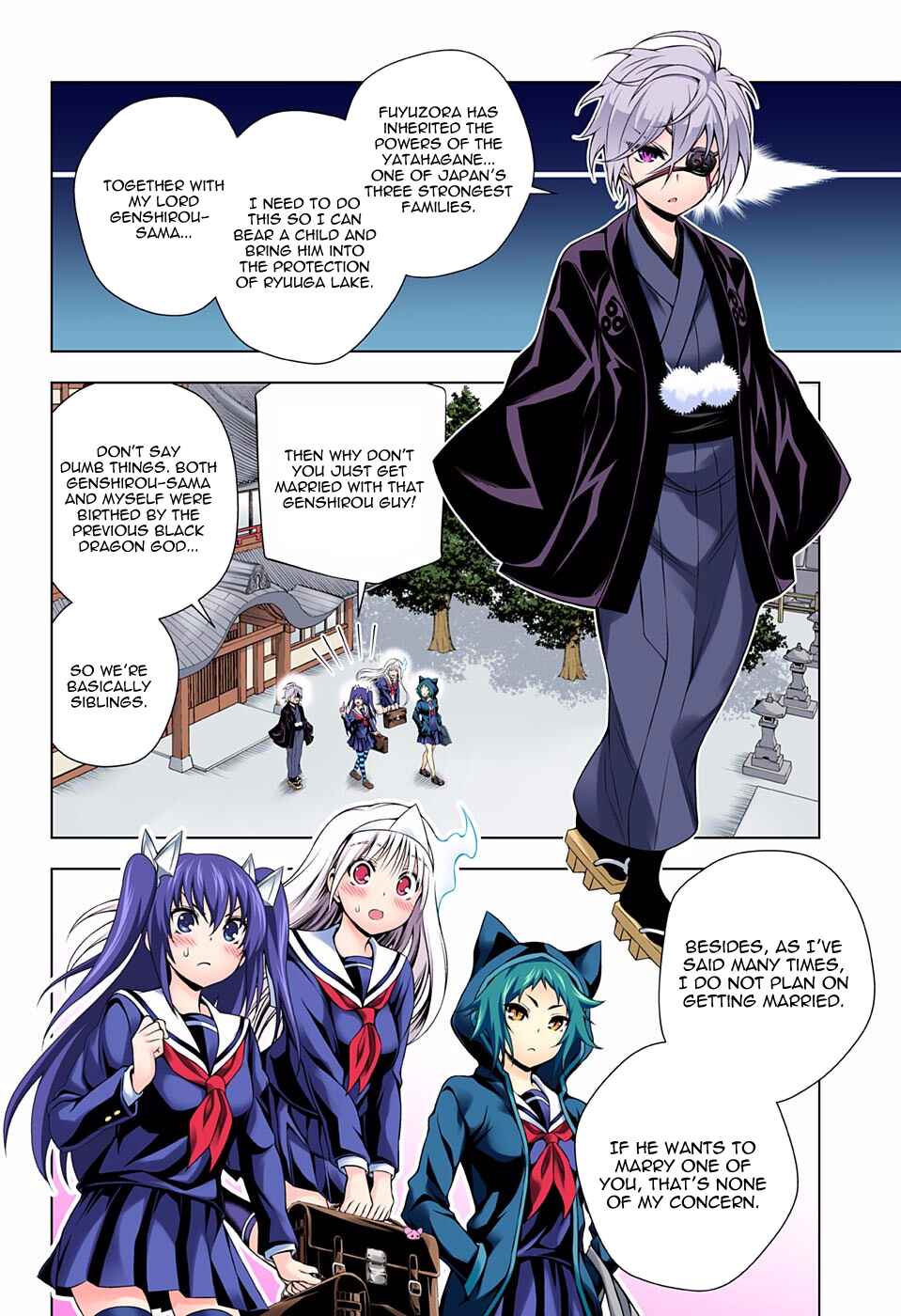 Page 6 Chapter 96 Yuragi-sou no Yuuna-san (Official Colored)