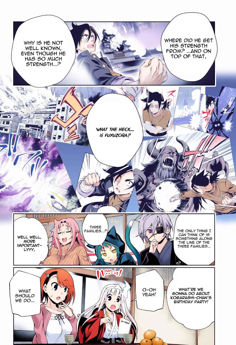 Page 8 Chapter 57 Yuragi-sou no Yuuna-san (Official Colored)