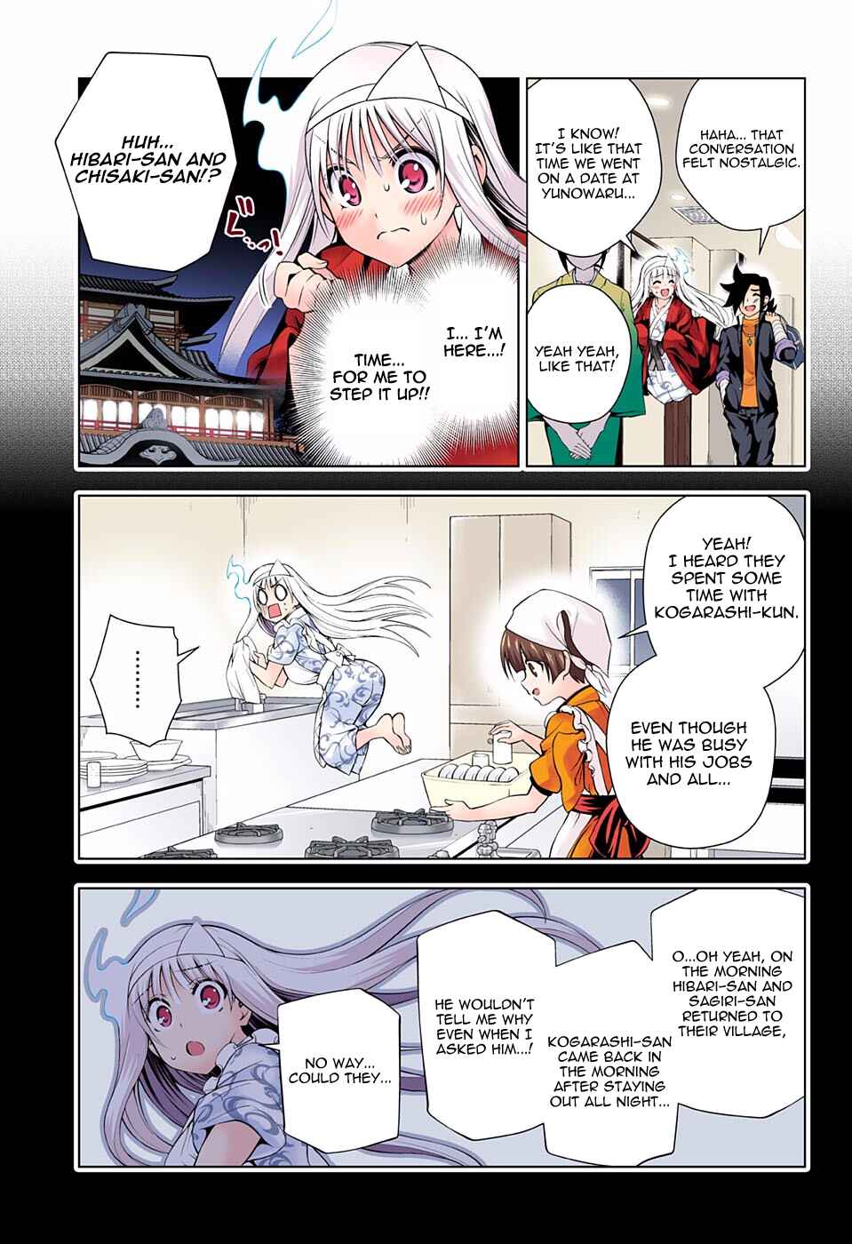 Page 3 Chapter 92 Yuragi-sou no Yuuna-san (Official Colored)