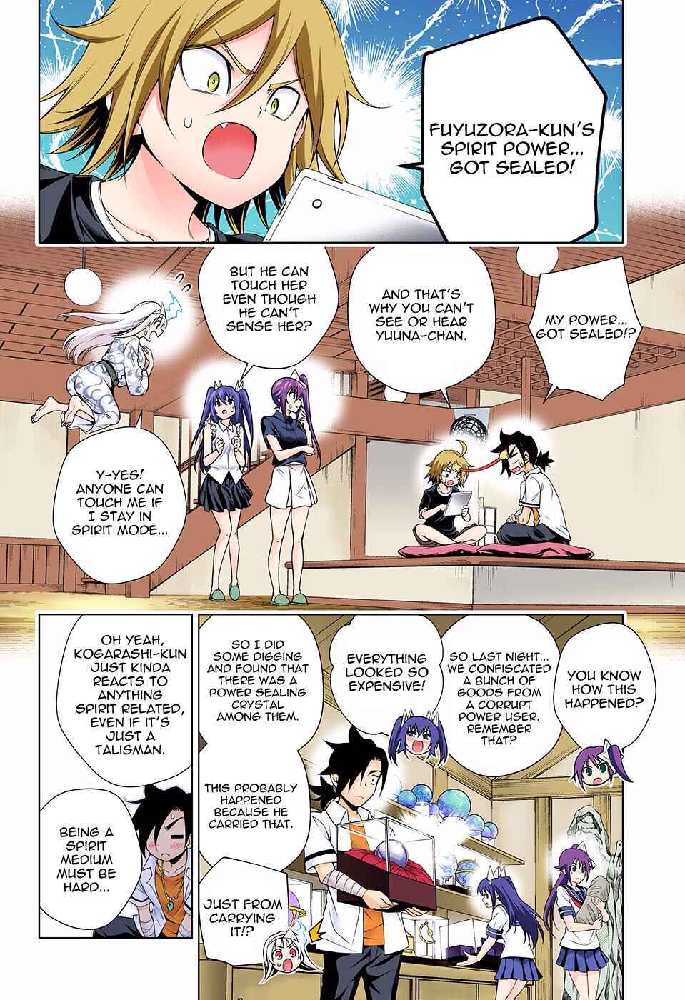 Page 4 Chapter 114 Yuragi-sou no Yuuna-san (Official Colored)