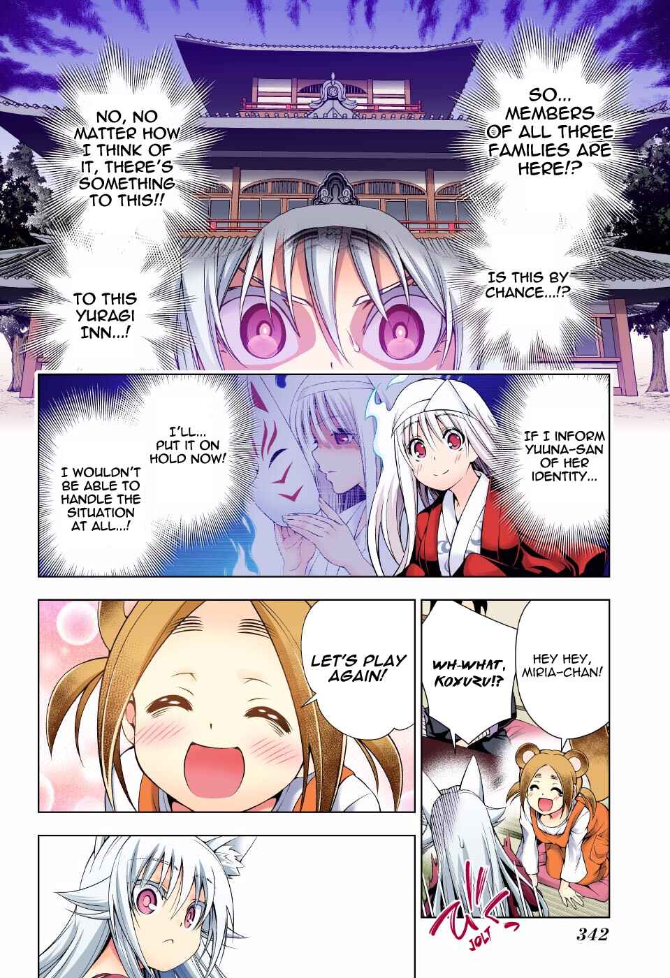 Page 18 Chapter 93 Yuragi-sou no Yuuna-san (Official Colored)