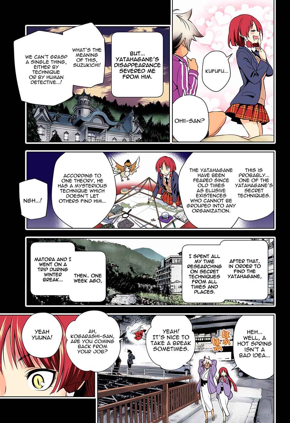 Page 17 Chapter 63 Yuragi-sou no Yuuna-san (Official Colored)