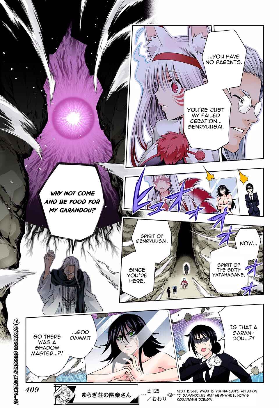 Page 19 Chapter 125 Yuragi-sou no Yuuna-san (Official Colored)