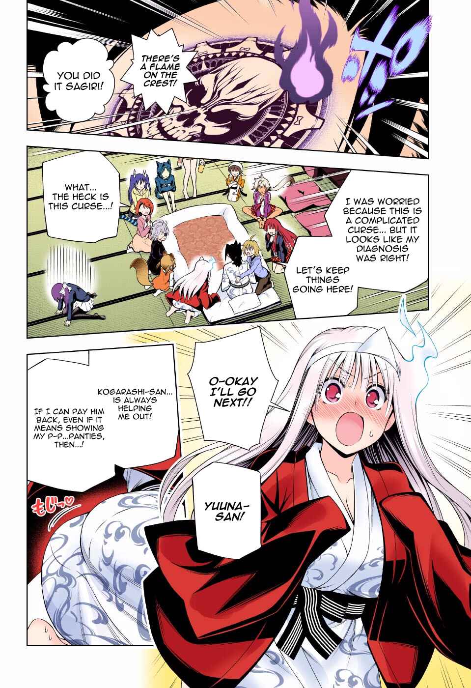 Page 8 Chapter 99 Yuragi-sou no Yuuna-san (Official Colored)