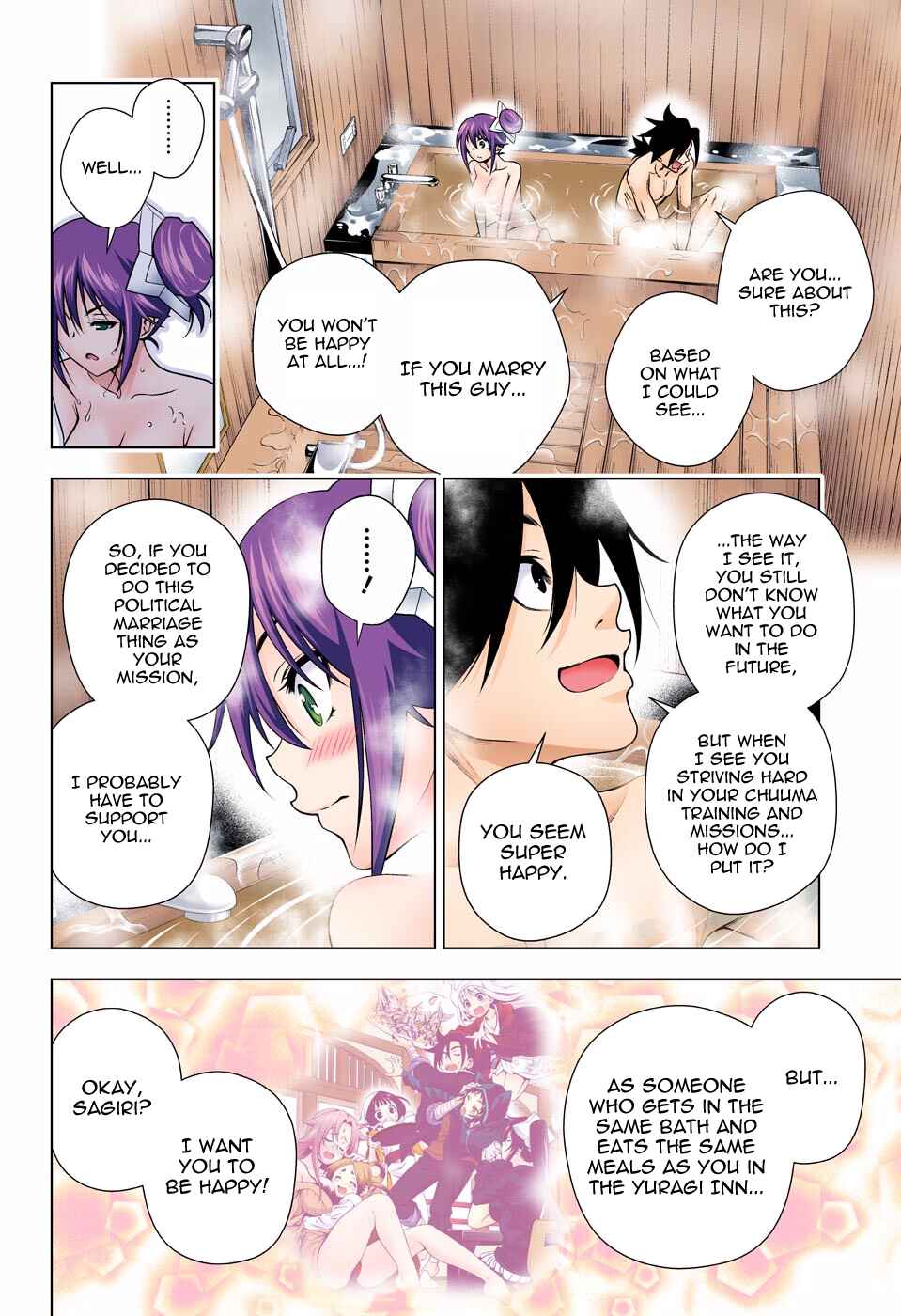 Page 14 Chapter 134 Yuragi-sou no Yuuna-san (Official Colored)