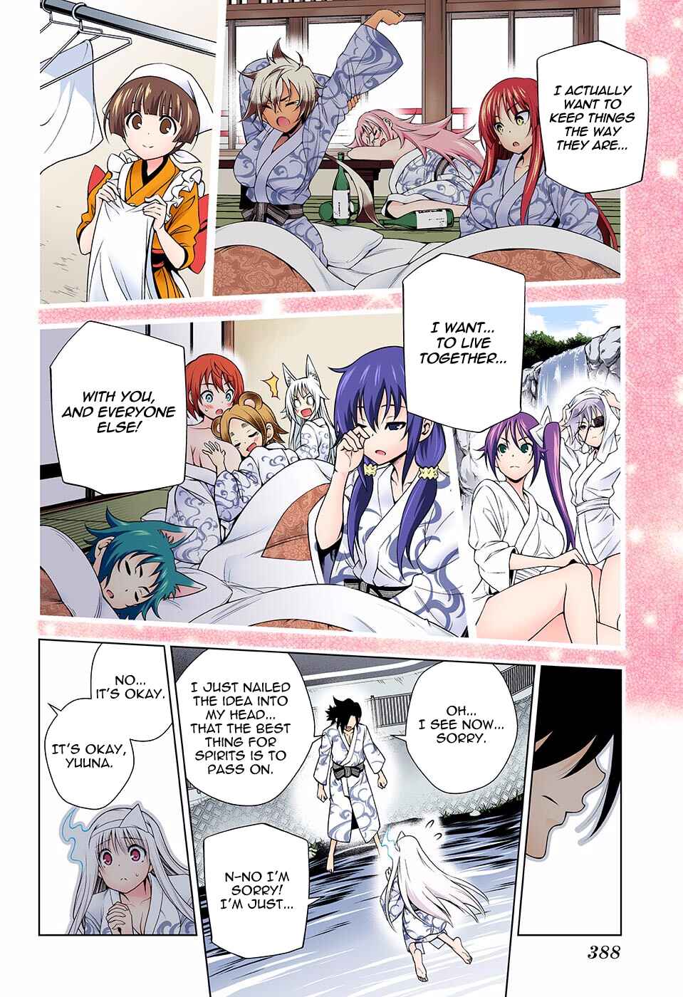 Page 18 Chapter 129 Yuragi-sou no Yuuna-san (Official Colored)