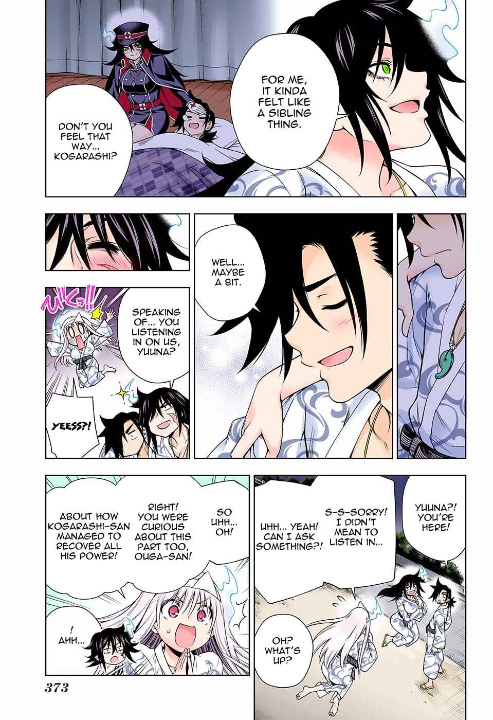 Page 3 Chapter 129 Yuragi-sou no Yuuna-san (Official Colored)