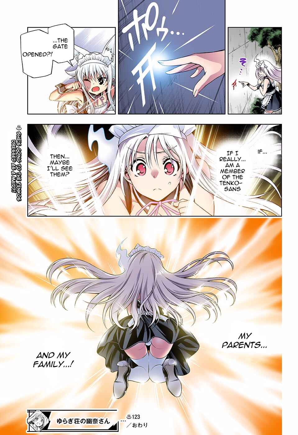 Page 20 Chapter 123 Yuragi-sou no Yuuna-san (Official Colored)
