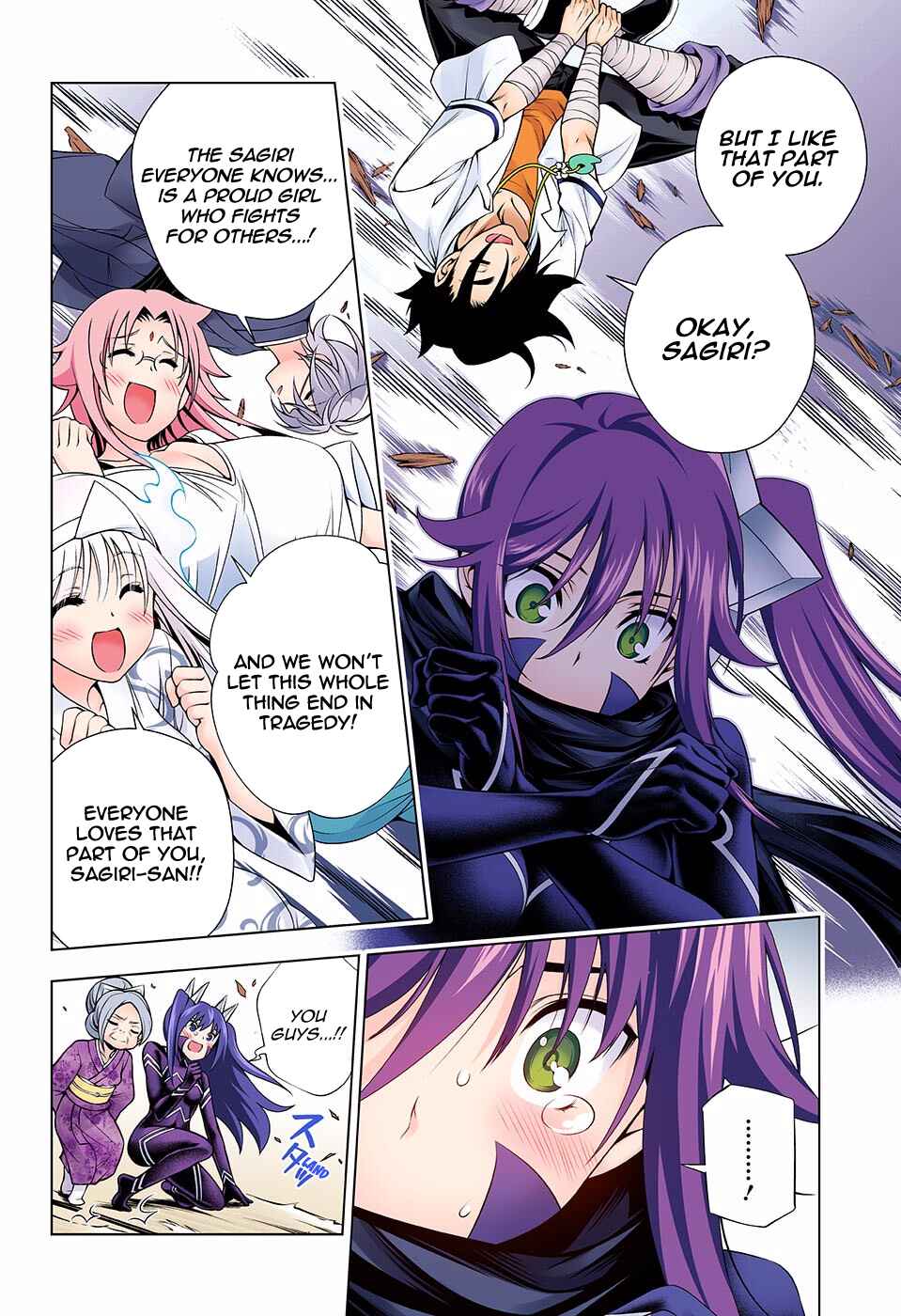 Page 13 Chapter 136 Yuragi-sou no Yuuna-san (Official Colored)