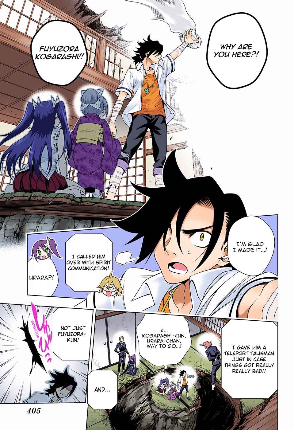 Page 8 Chapter 136 Yuragi-sou no Yuuna-san (Official Colored)