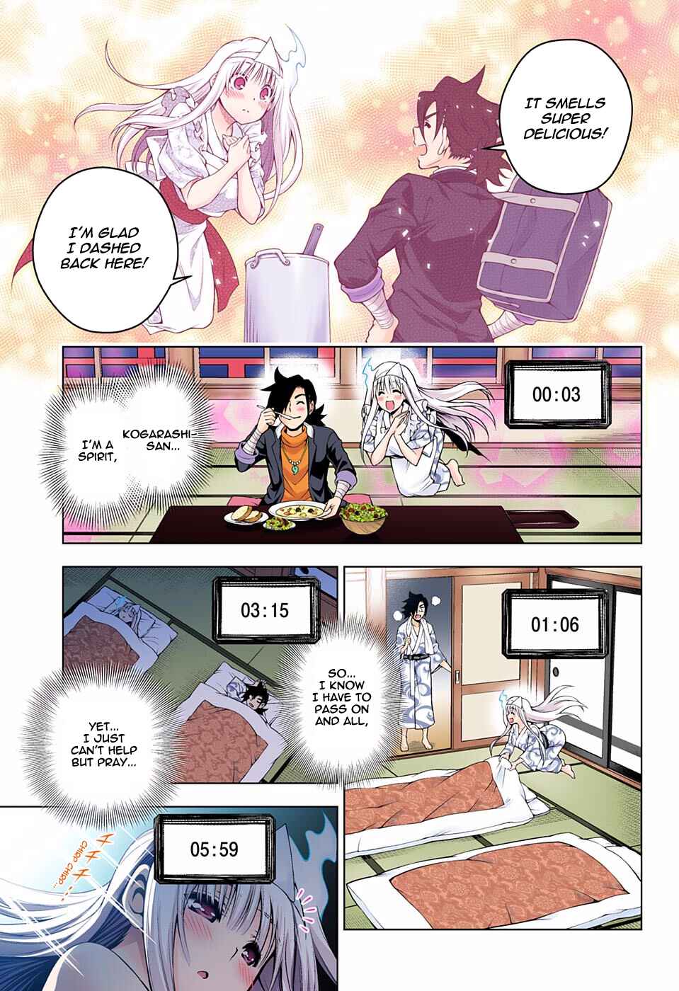 Page 17 Chapter 100 Yuragi-sou no Yuuna-san (Official Colored)