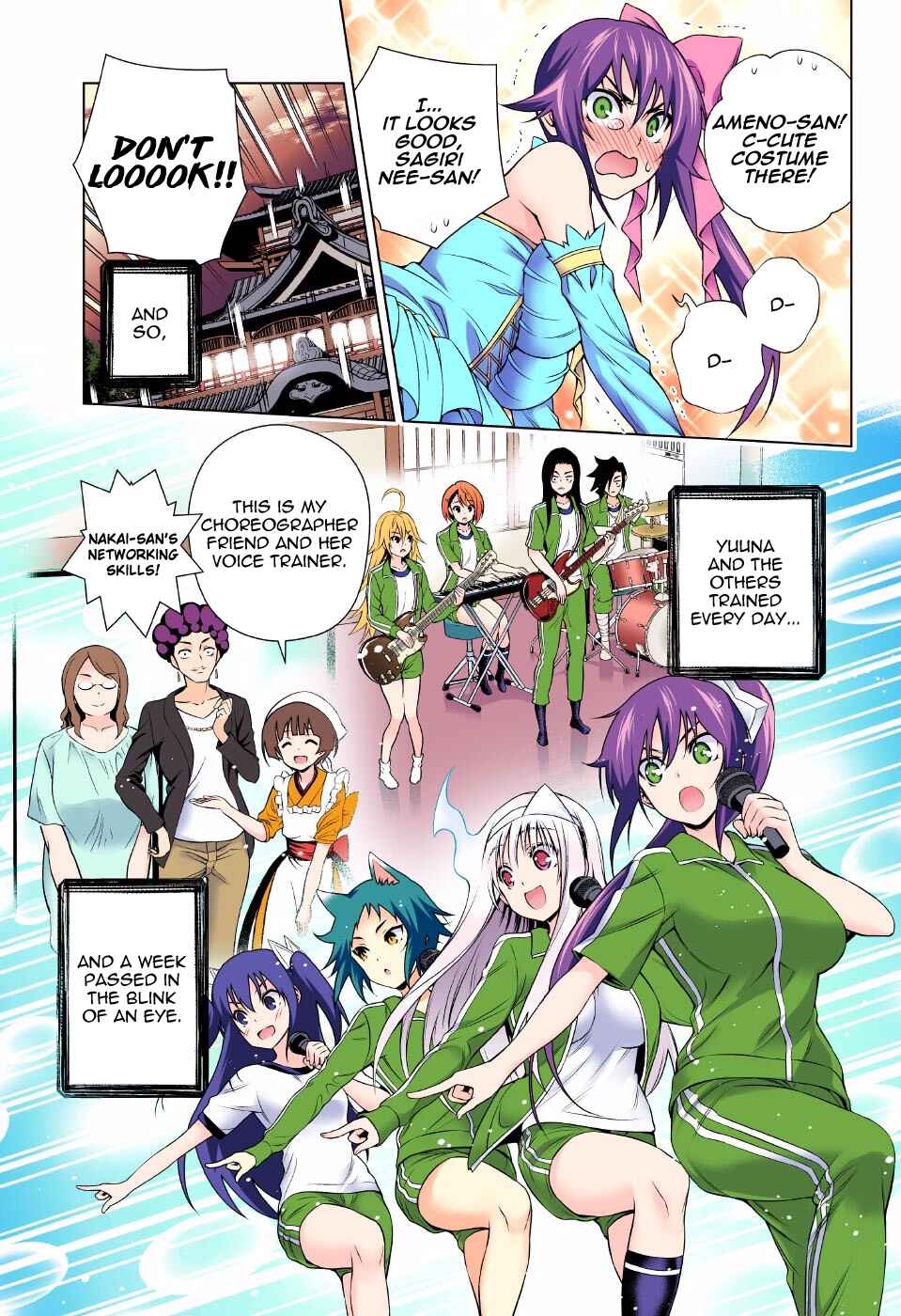 Page 13 Chapter 87 Yuragi-sou no Yuuna-san (Official Colored)