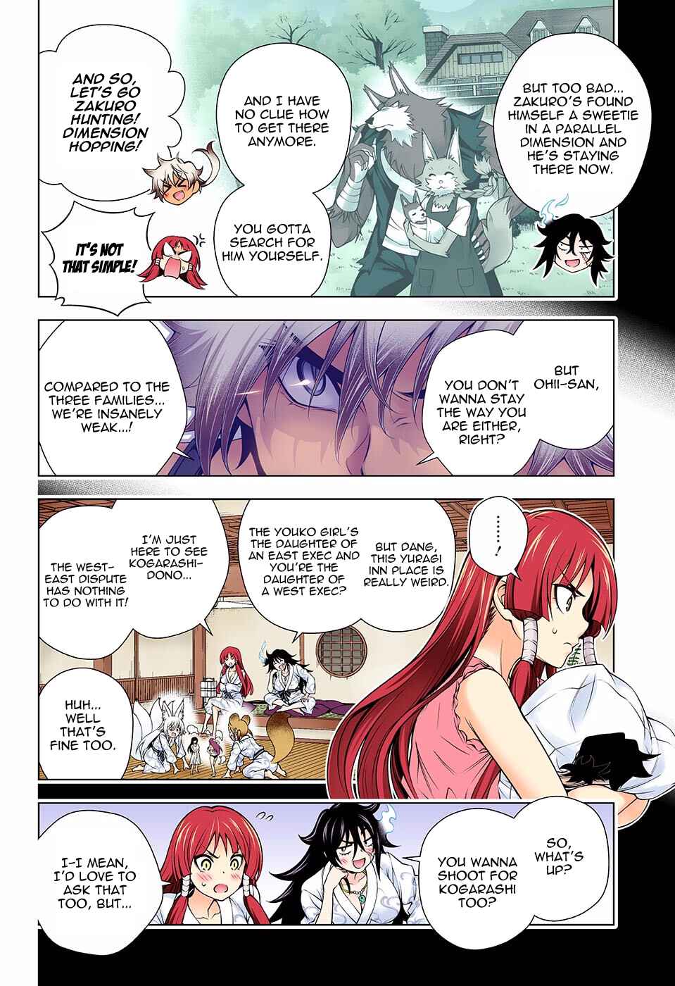 Page 4 Chapter 131 Yuragi-sou no Yuuna-san (Official Colored)