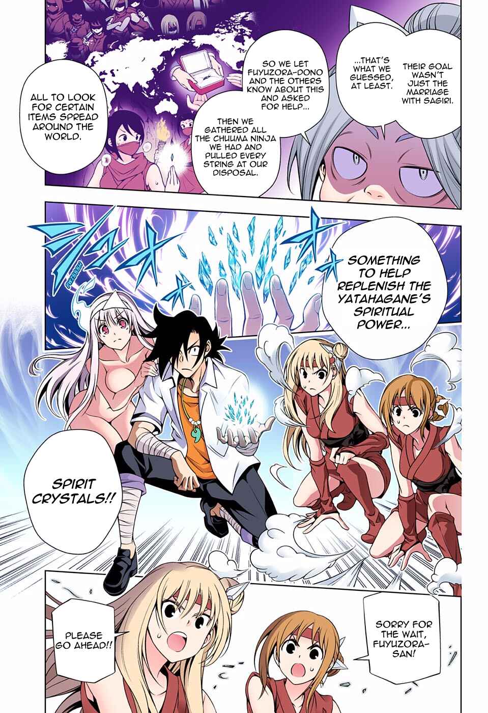 Page 9 Chapter 138 Yuragi-sou no Yuuna-san (Official Colored)