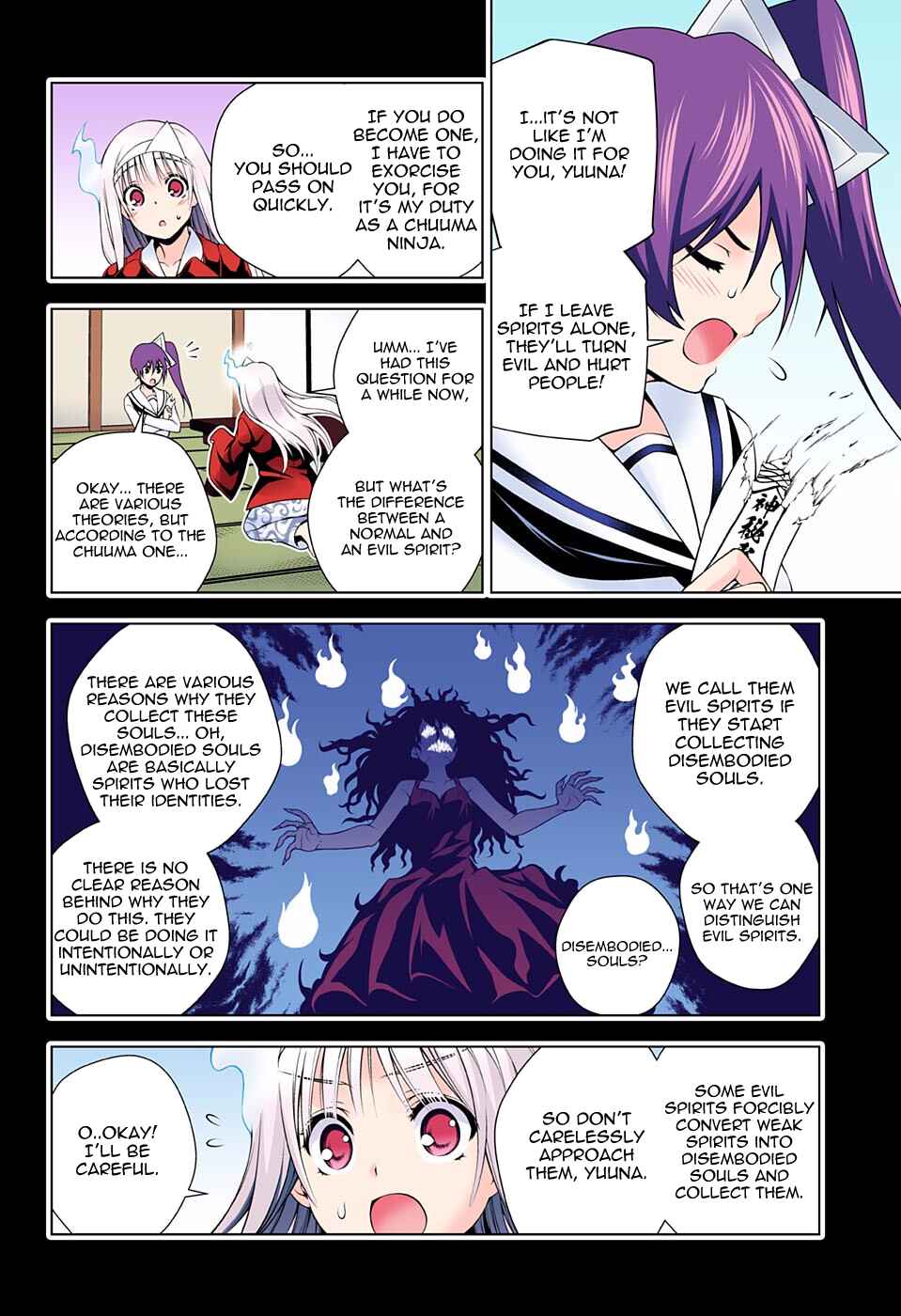 Page 10 Chapter 80 Yuragi-sou no Yuuna-san (Official Colored)